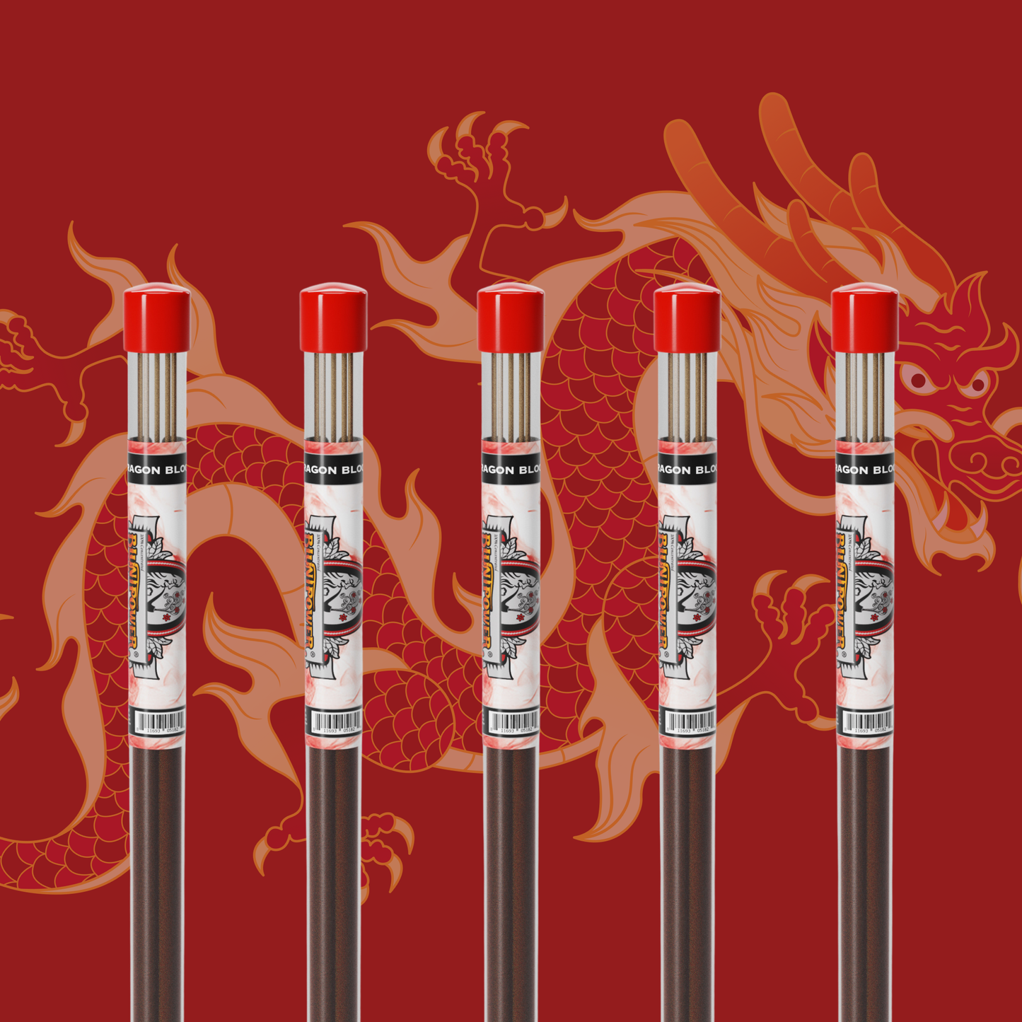 Dragon Blood Long Incense Sticks - BluntPower Air Freshener