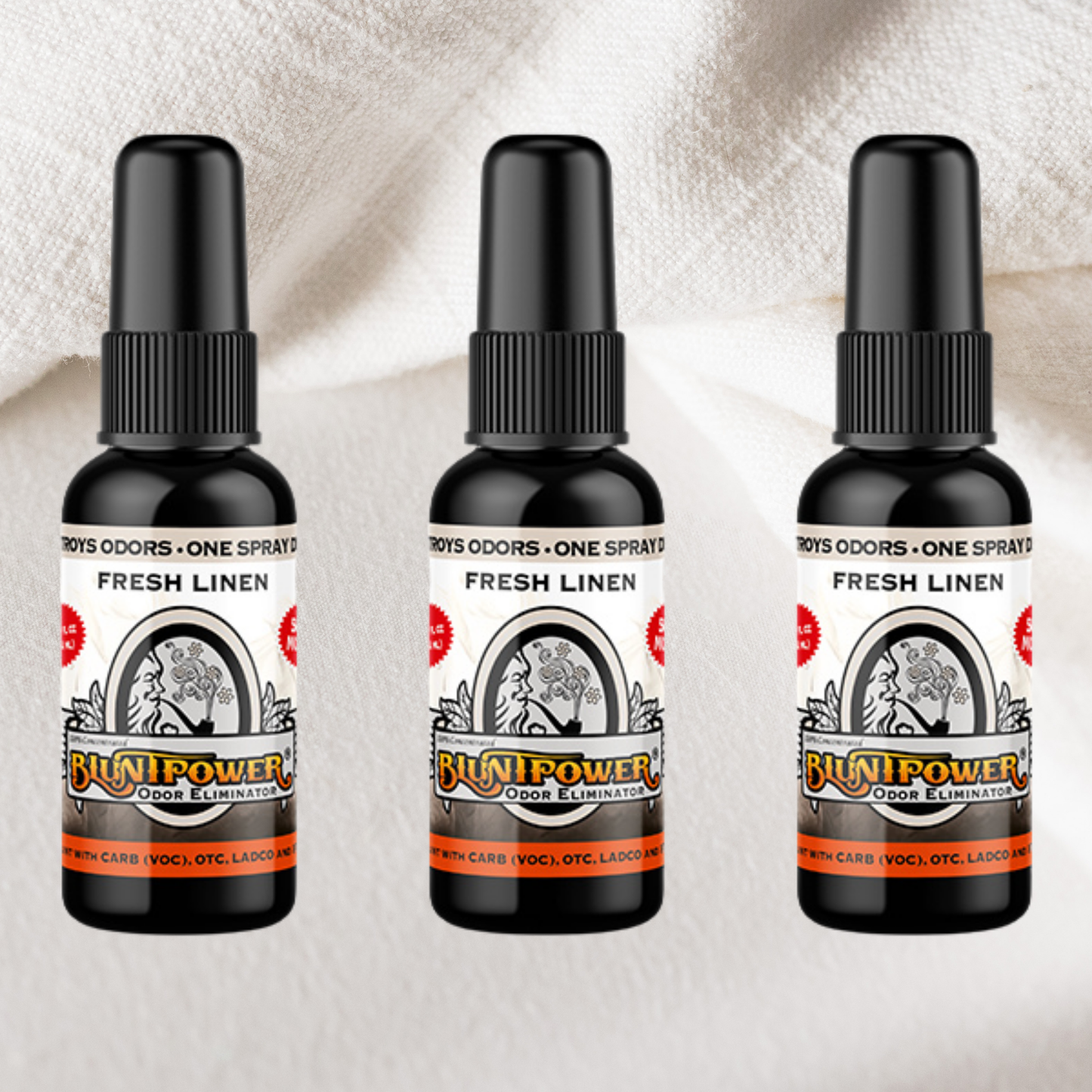 Fresh Linen Odor Eliminator Spray - BluntPower Air Freshener