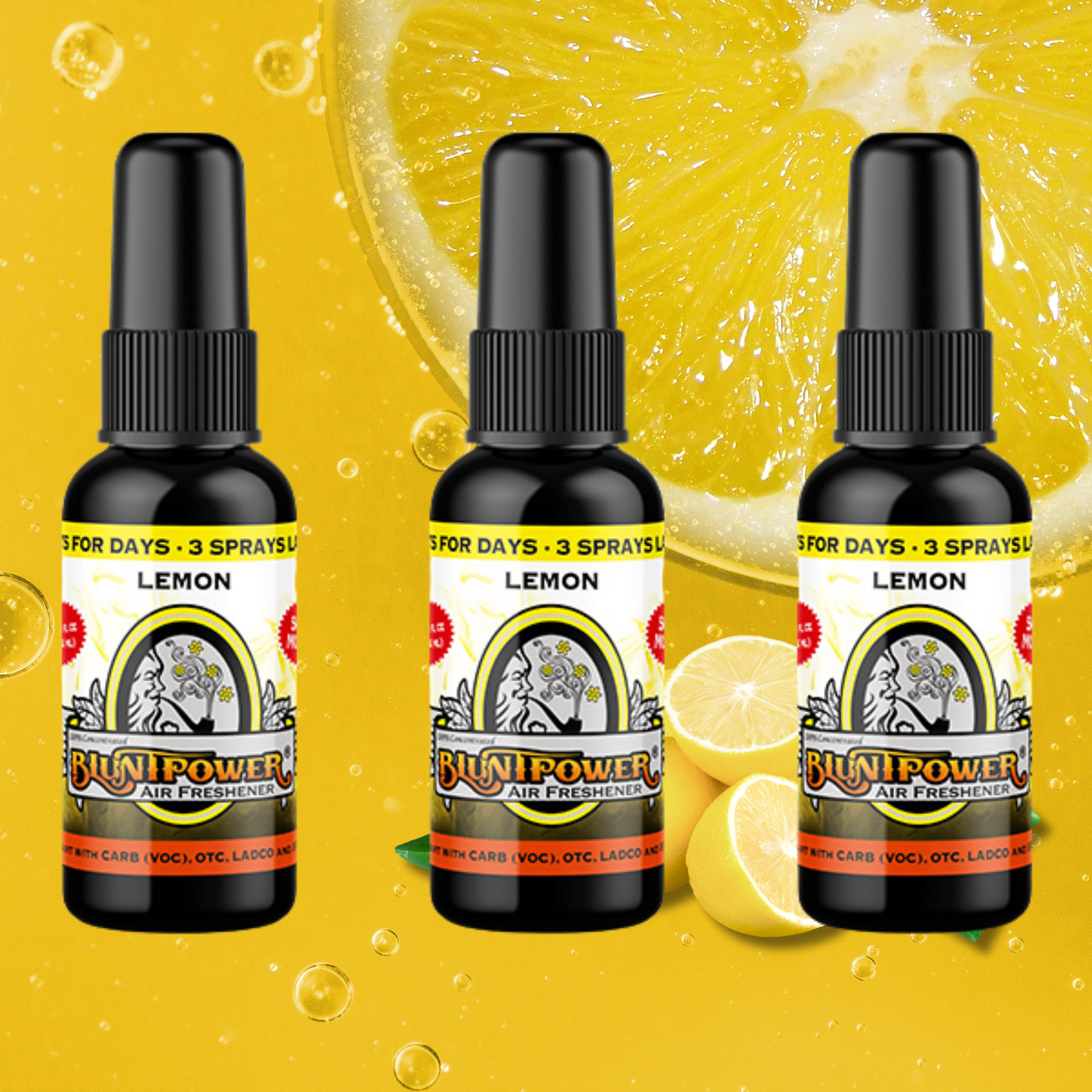 Lemon Air Freshener Spray - BluntPower Air Freshener