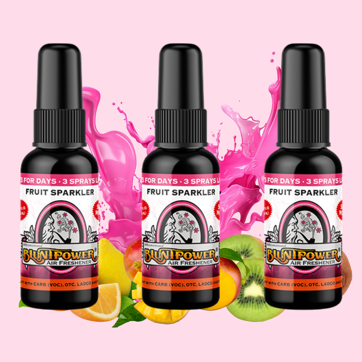 Fruit Sparkler Air Freshener Spray - BluntPower Air Freshener