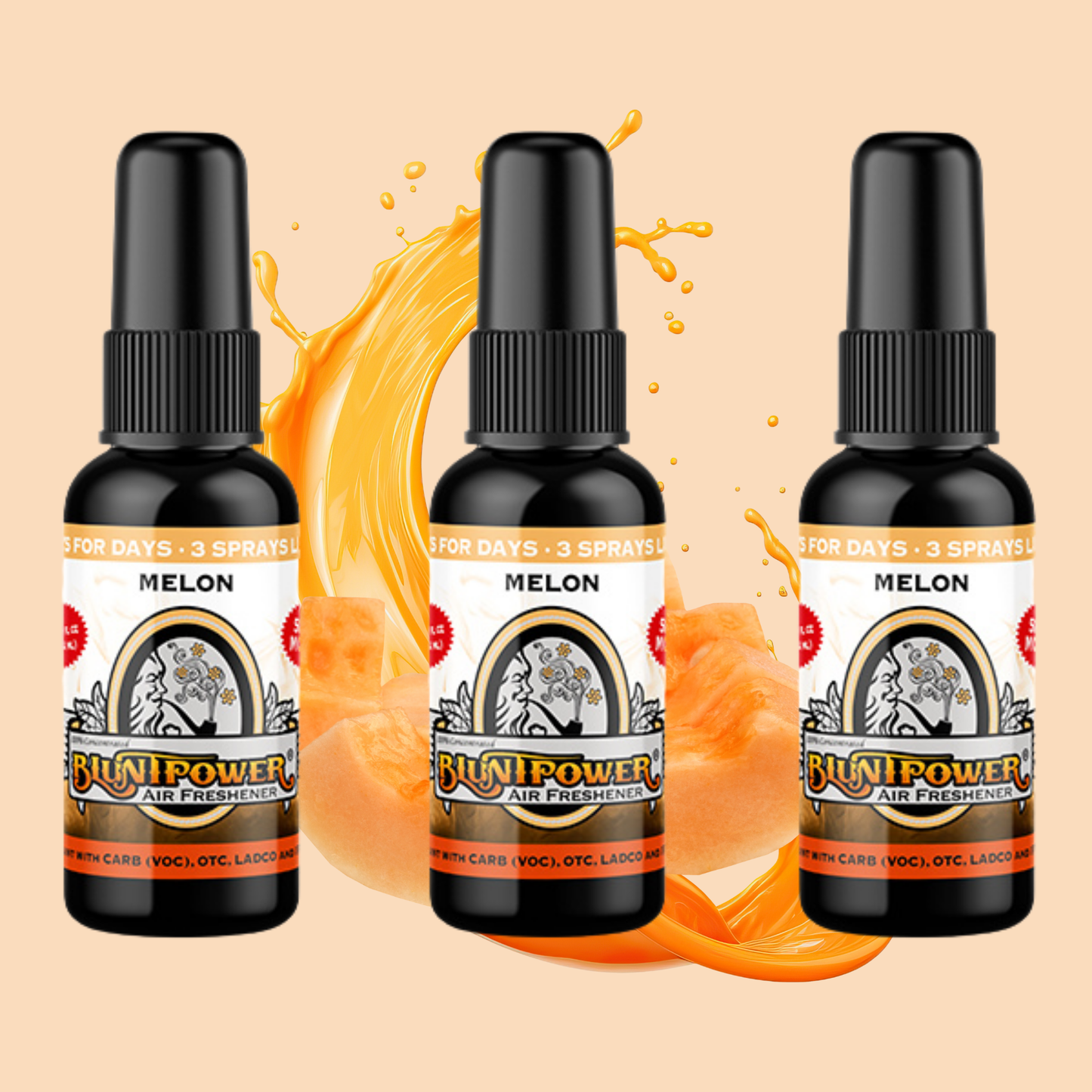 Melon Air Freshener Bundle (3 Pack) - BluntPower Air Freshener