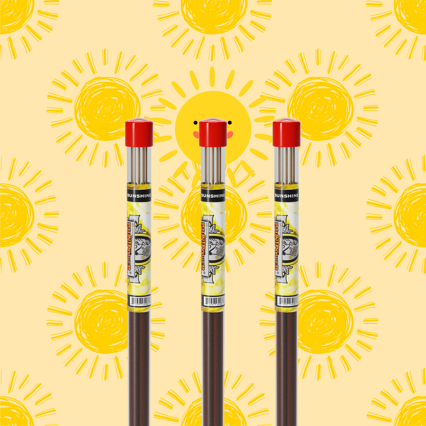 Sunshine Long Incense Sticks - BluntPower Air Freshener