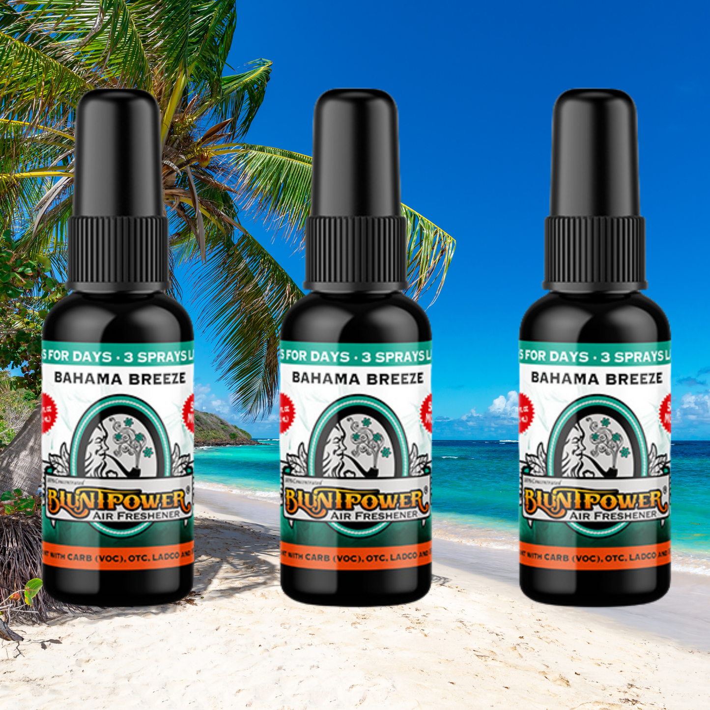 Bahama Breeze Air Freshener Spray - BluntPower Air Freshener