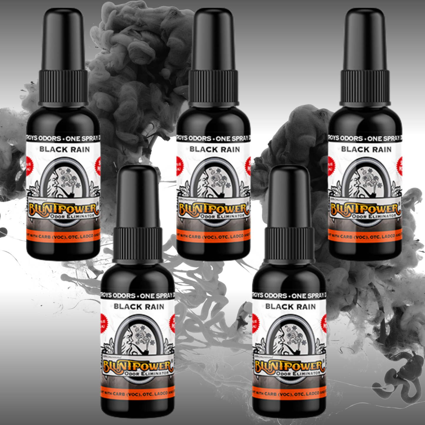 Black Rain Air Freshener Spray - BluntPower Air Freshener