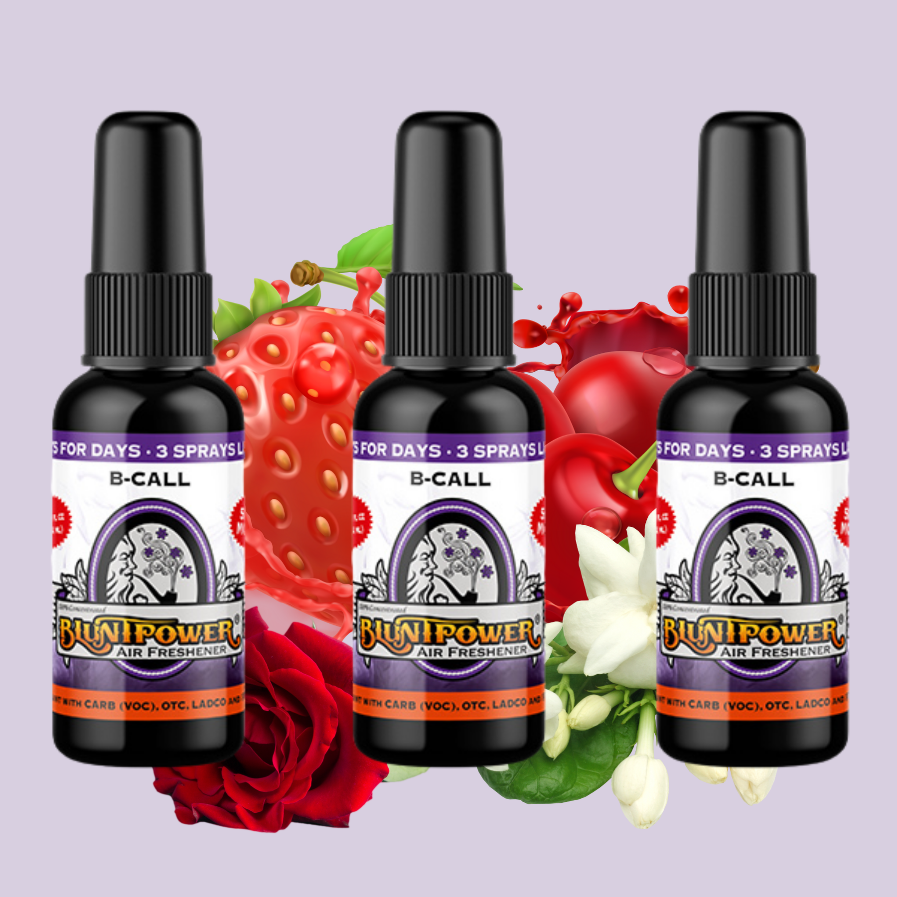 B-Call Spray Air Freshener Bundle (3 Pack) - BluntPower Air Freshener