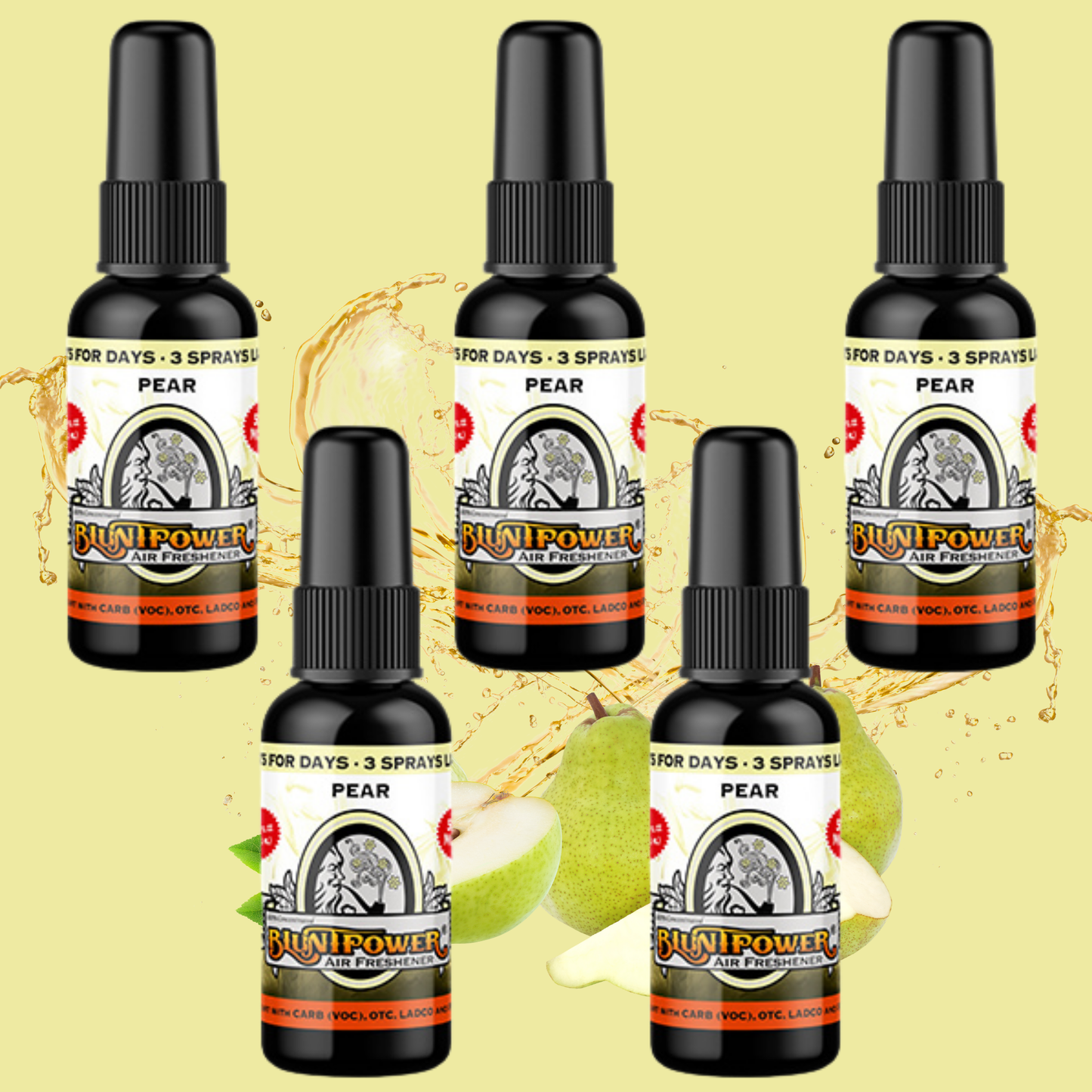 Pear Vanilla Spray Air Freshener Spray - BluntPower Air Freshener