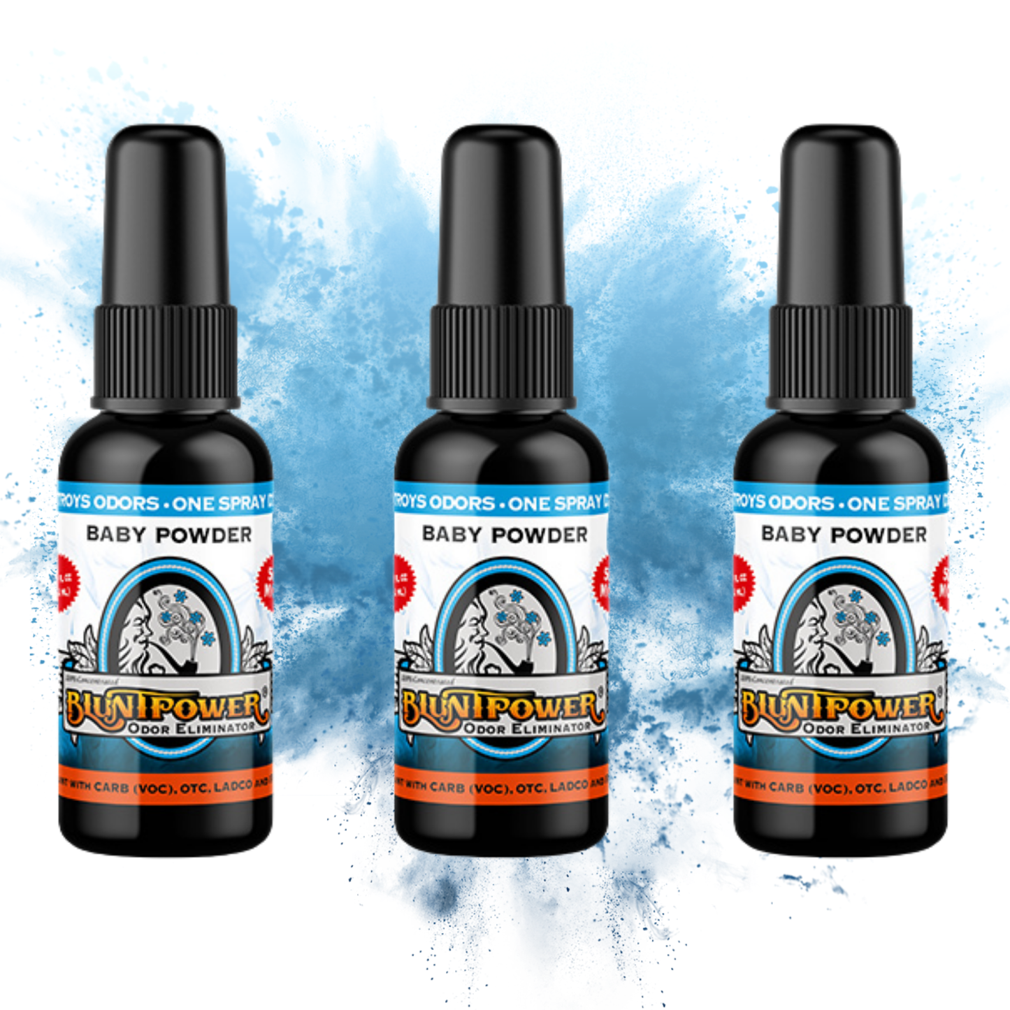 Baby Powder Odor Eliminator Spray - BluntPower Air Freshener