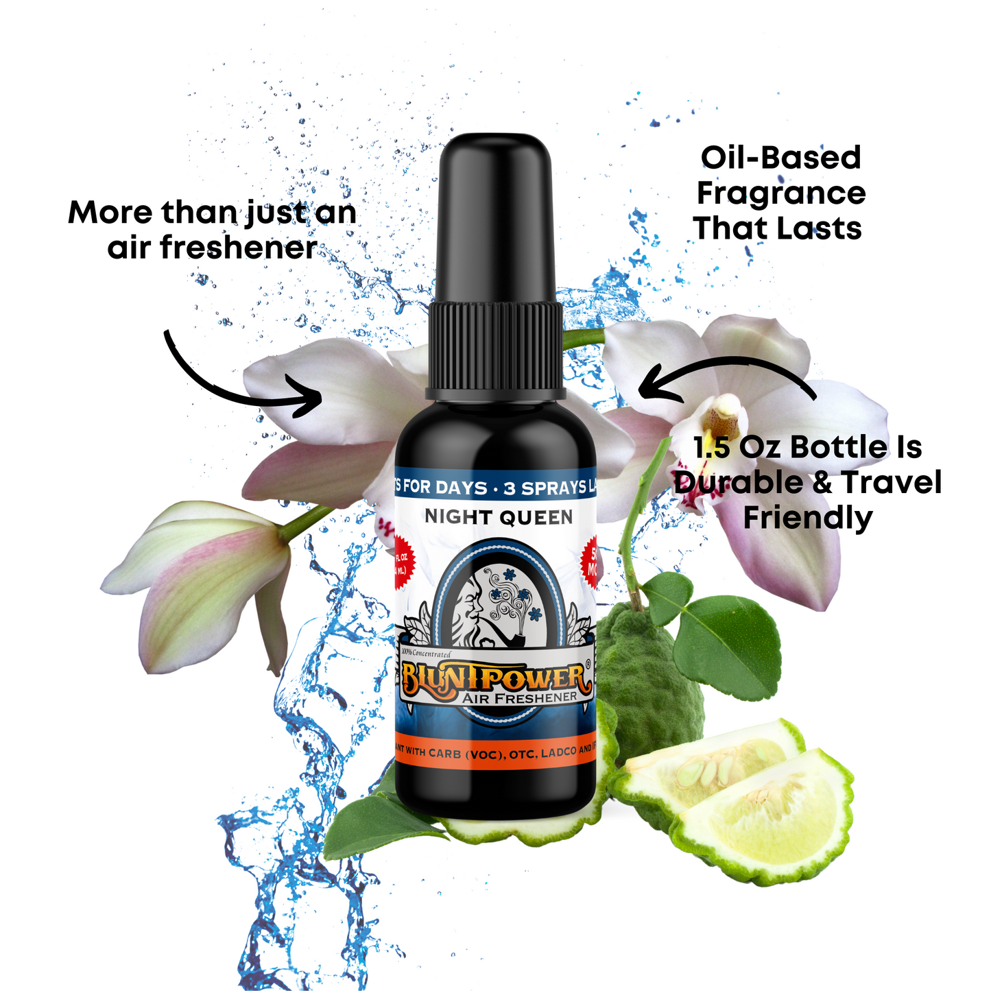 Night Queen Air Freshener Spray - BluntPower Air Freshener