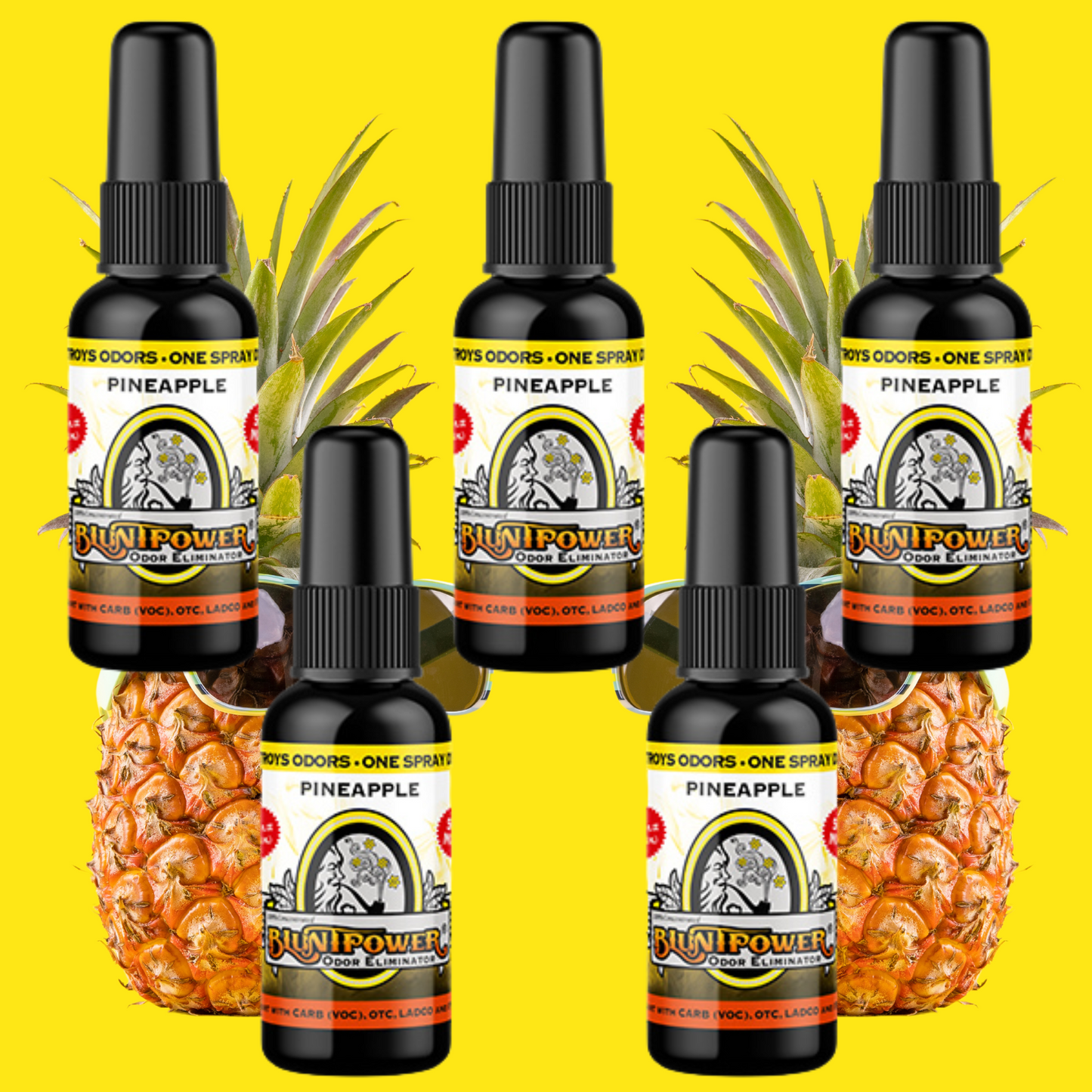 Pineapple Long Lasting Air Freshener Spray - BluntPower Air Freshener