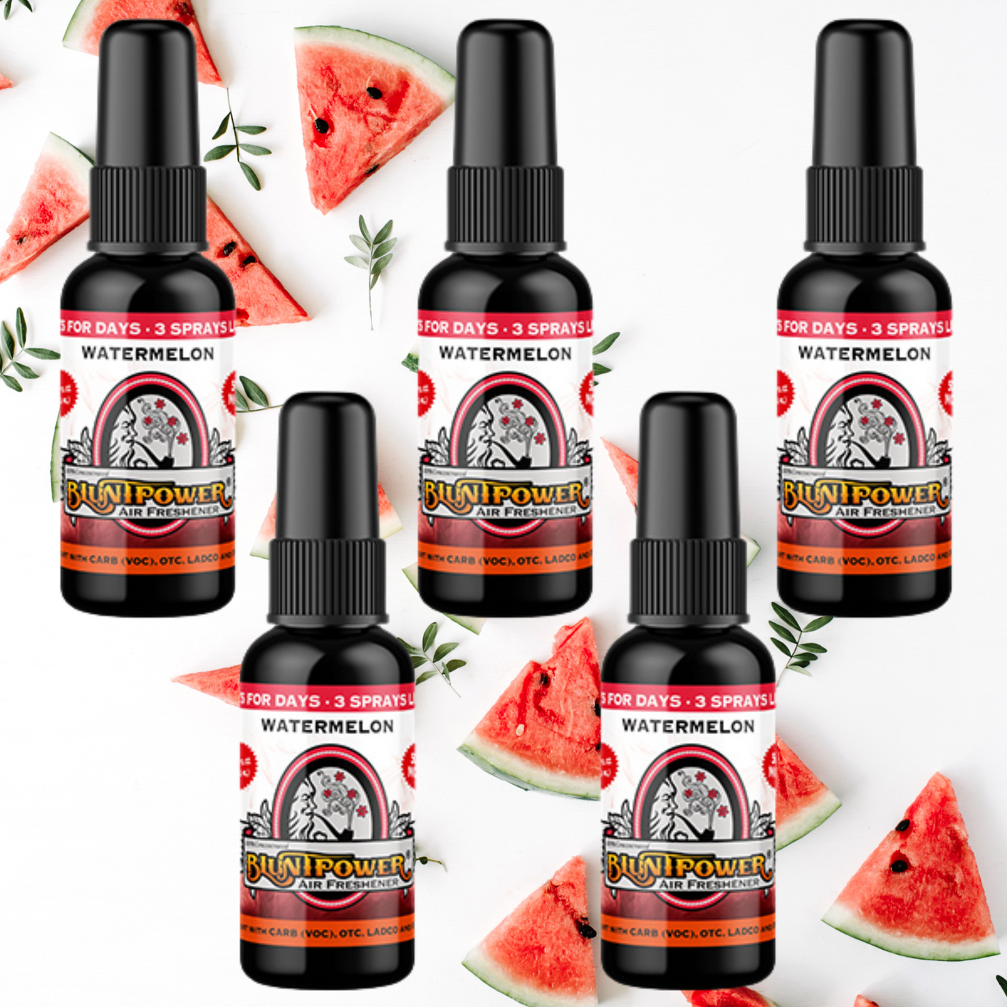 Watermelon Spray Air Freshener Bundle (5 Pack) - BluntPower Air Freshener