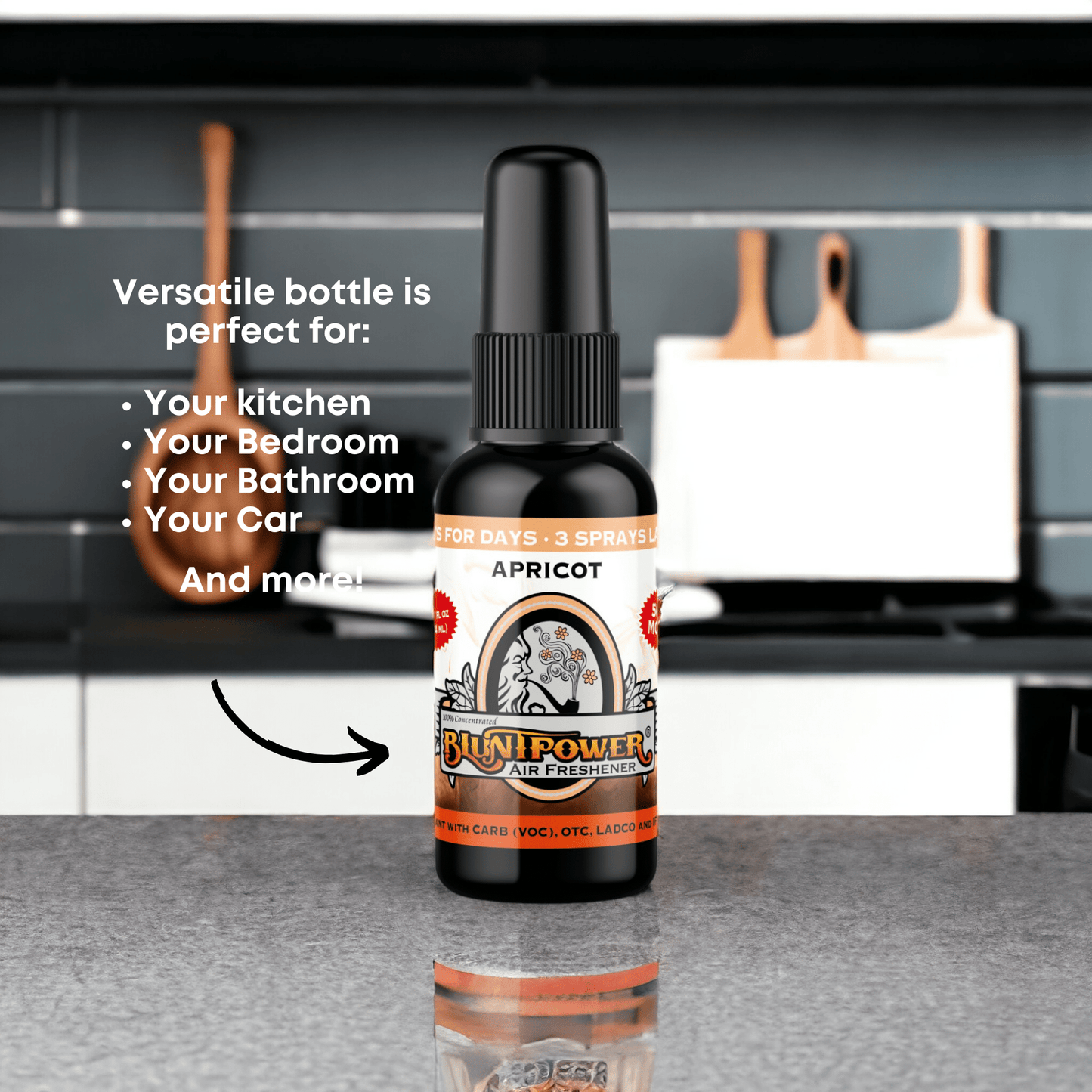 Apricot Air Freshener Spray - BluntPower Air Freshener