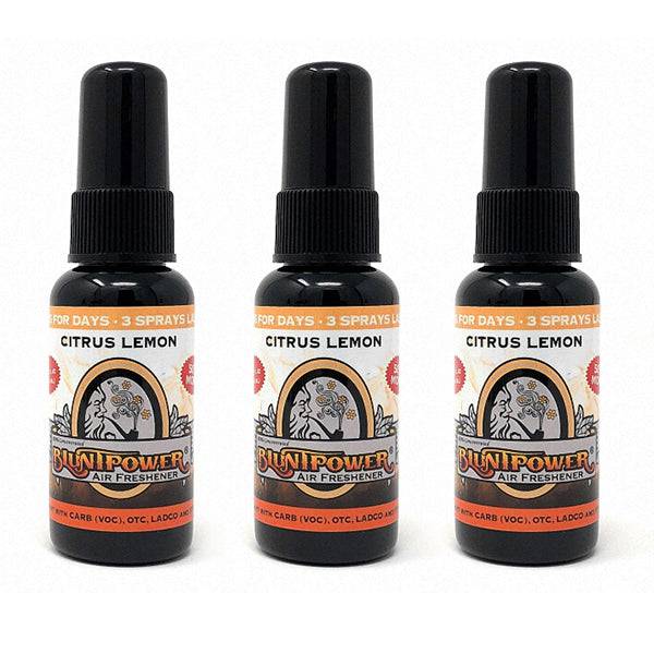 Citrus Lemon Spray Air Freshener Bundle (3 Pack) - BluntPower Air Freshener
