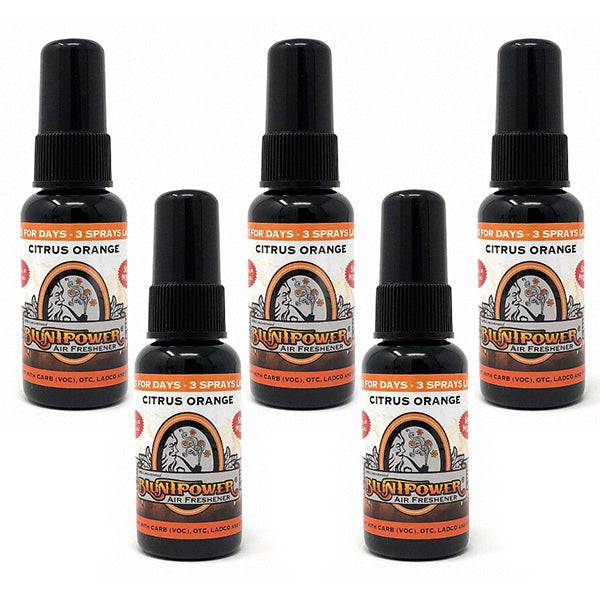Citrus Orange Spray Air Freshener Bundle (5 Pack) - BluntPower Air Freshener