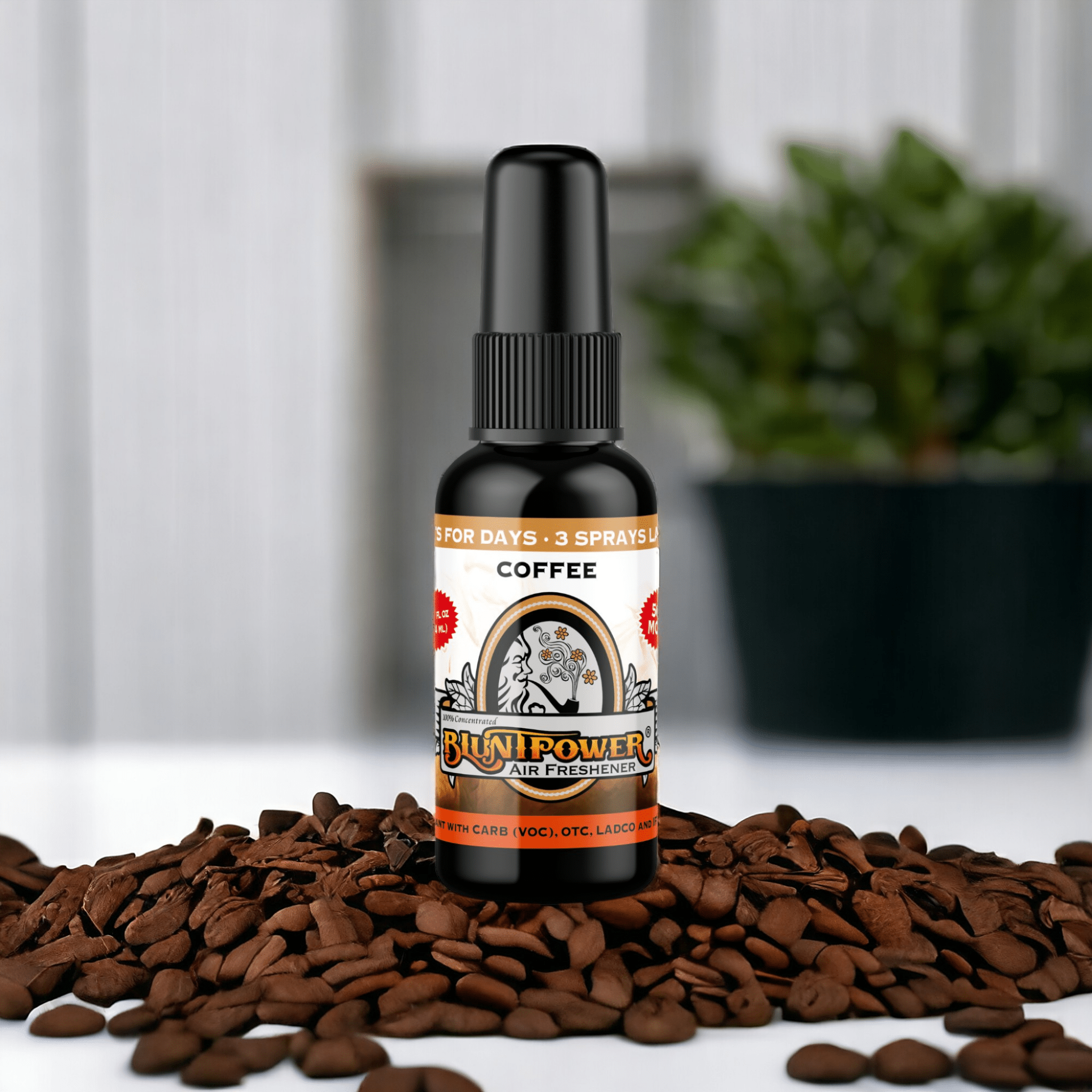 BluntPower Air Freshener Spray 1.5 oz. - Coffee BluntPower Air Freshener Spray 1.5 oz. - Coffee