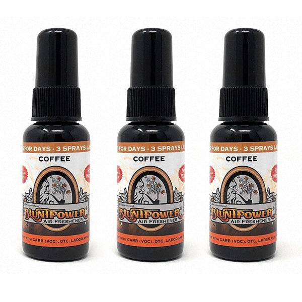Coffee Spray Air Freshener Bundle (3 Pack) - BluntPower Air Freshener