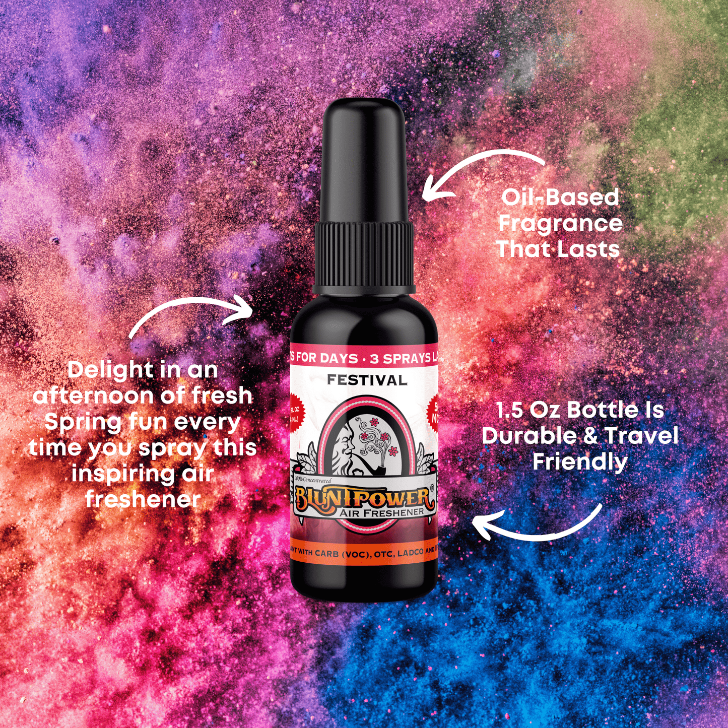 Festival Air Freshener Spray - BluntPower Air Freshener