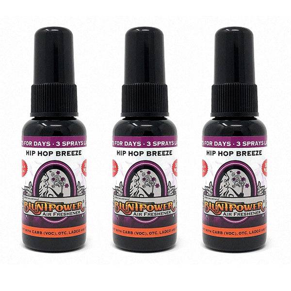 Hip Hop Breeze Spray Air Freshener Bundle (3 Pack) - BluntPower Air Freshener