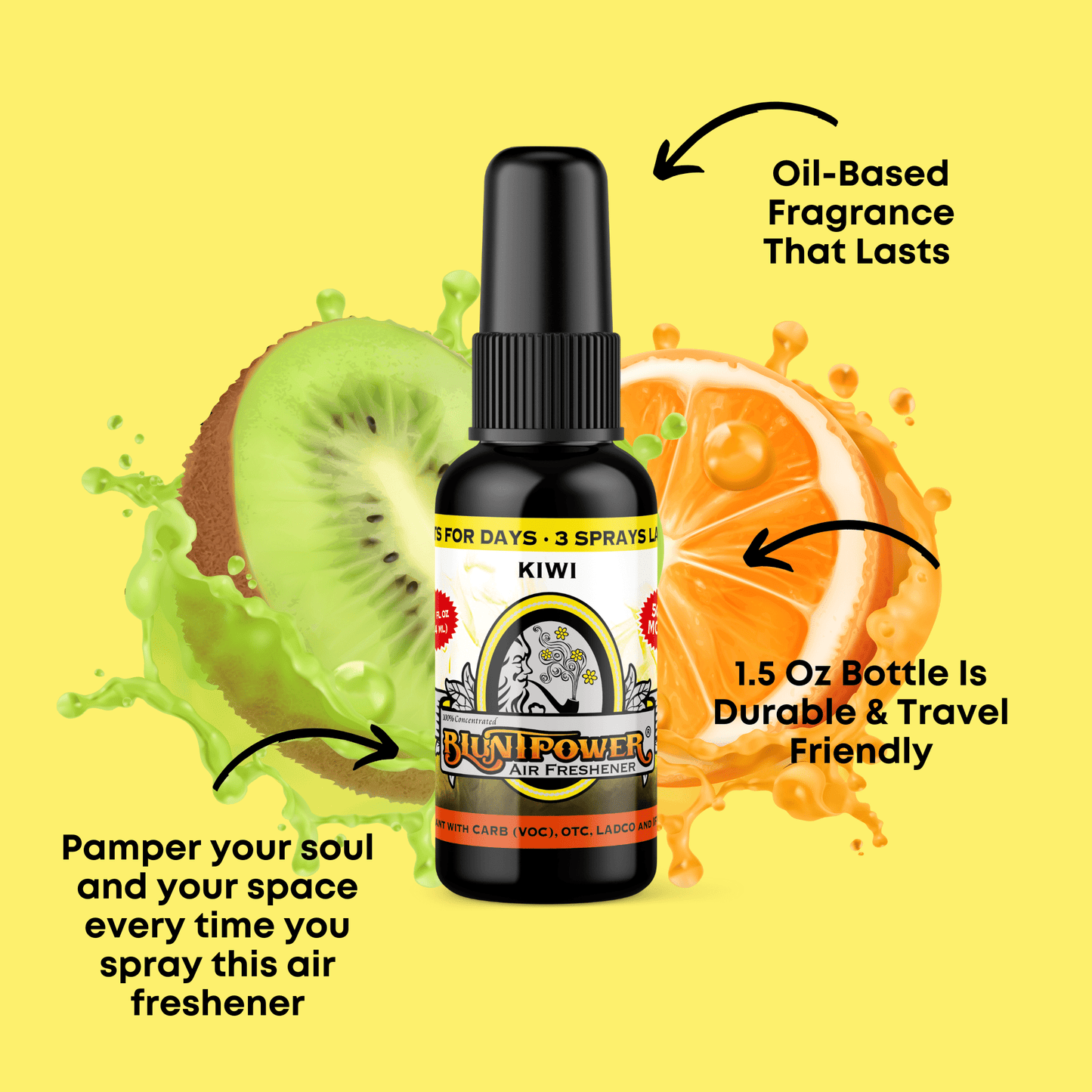 Kiwi Air Freshener Spray - BluntPower Air Freshener