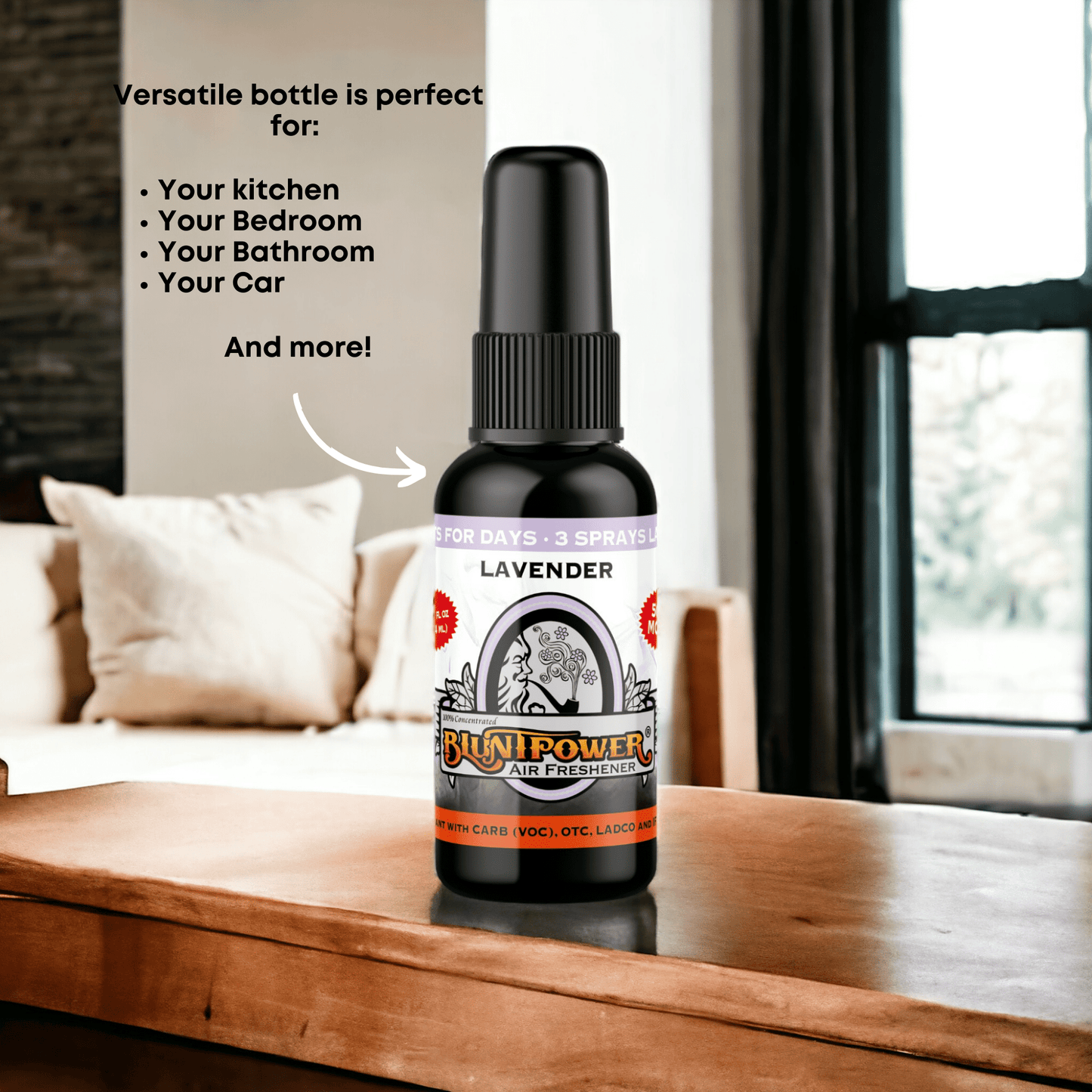 Lavender Air Freshener Spray - BluntPower Air Freshener
