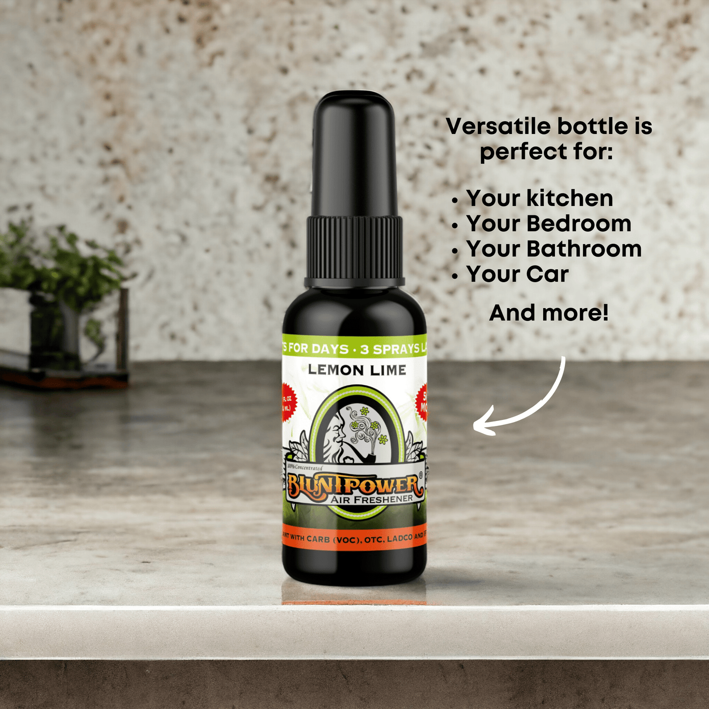 Lemon Lime Air Freshener Spray - BluntPower Air Freshener