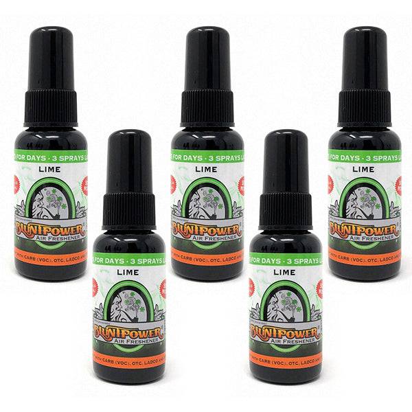 Lime Air Spray Freshener Bundle (5 Pack) - BluntPower Air Freshener