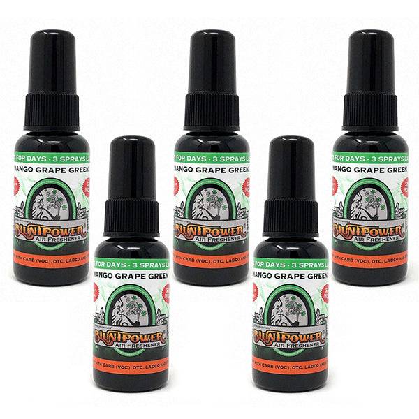 Mango Grape Green Air Freshener Bundle (5 Pack) - BluntPower Air Freshener
