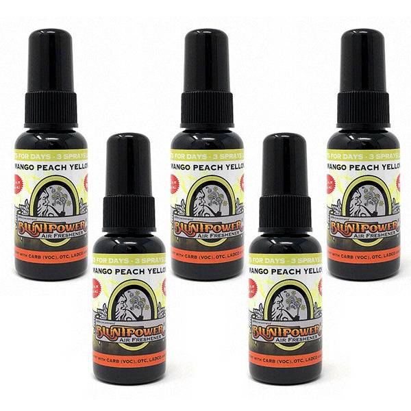 Mango Peach Yellow Air Freshener Bundle (5 Pack) - BluntPower Air Freshener