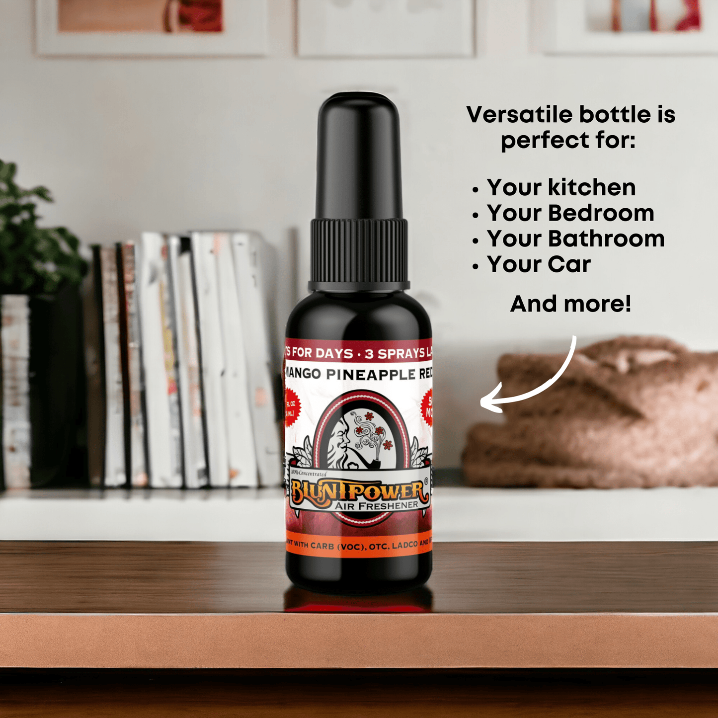 Mango Pineapple Red Air Freshener Spray - BluntPower Air Freshener