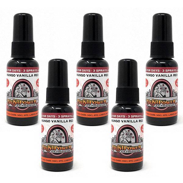 Mango Vanilla Red Air Freshener Bundle (5 Pack) - BluntPower Air Freshener