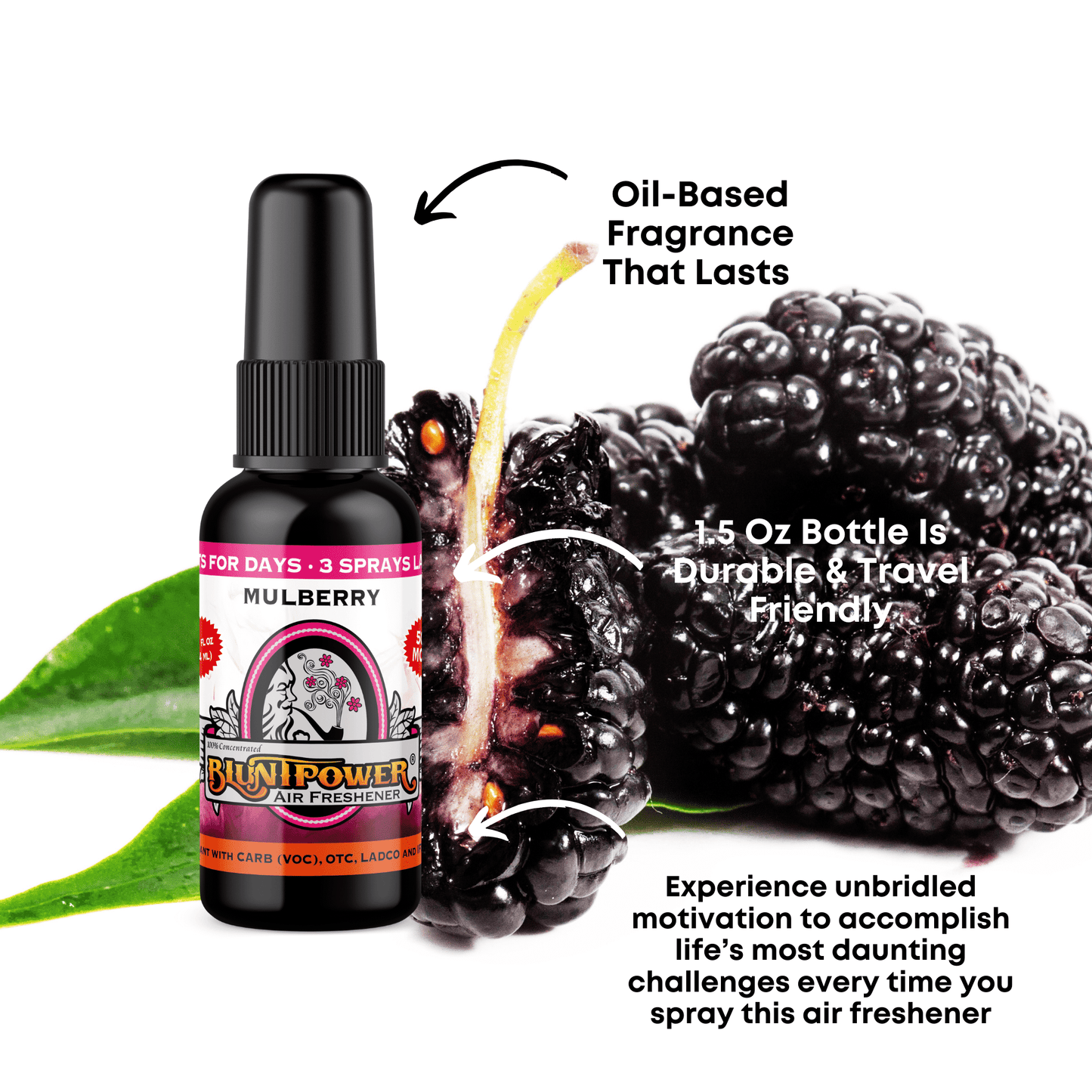 Mulberry Air Freshener Spray - BluntPower Air Freshener