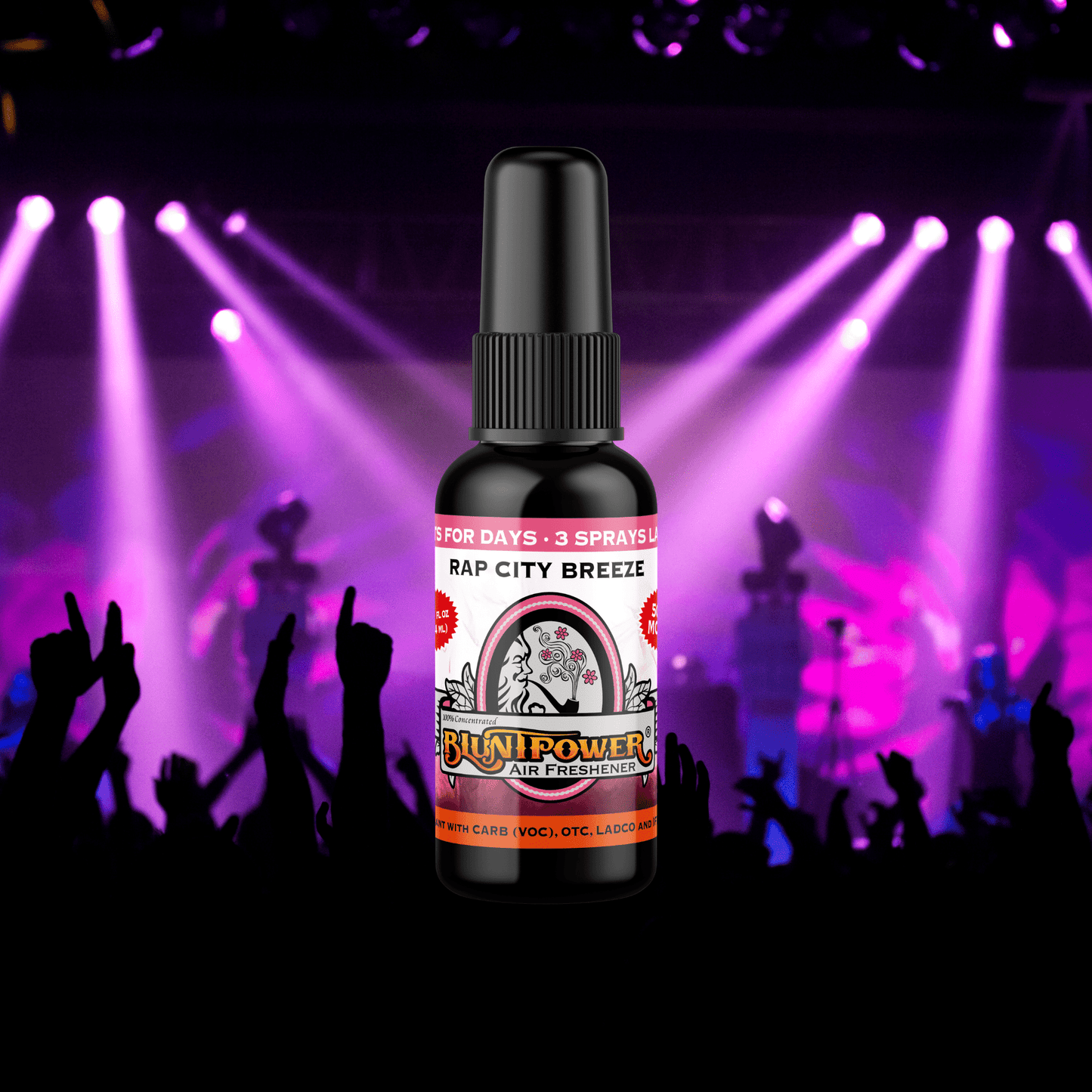 Rap City Breeze Air Freshener Spray - BluntPower Air Freshener