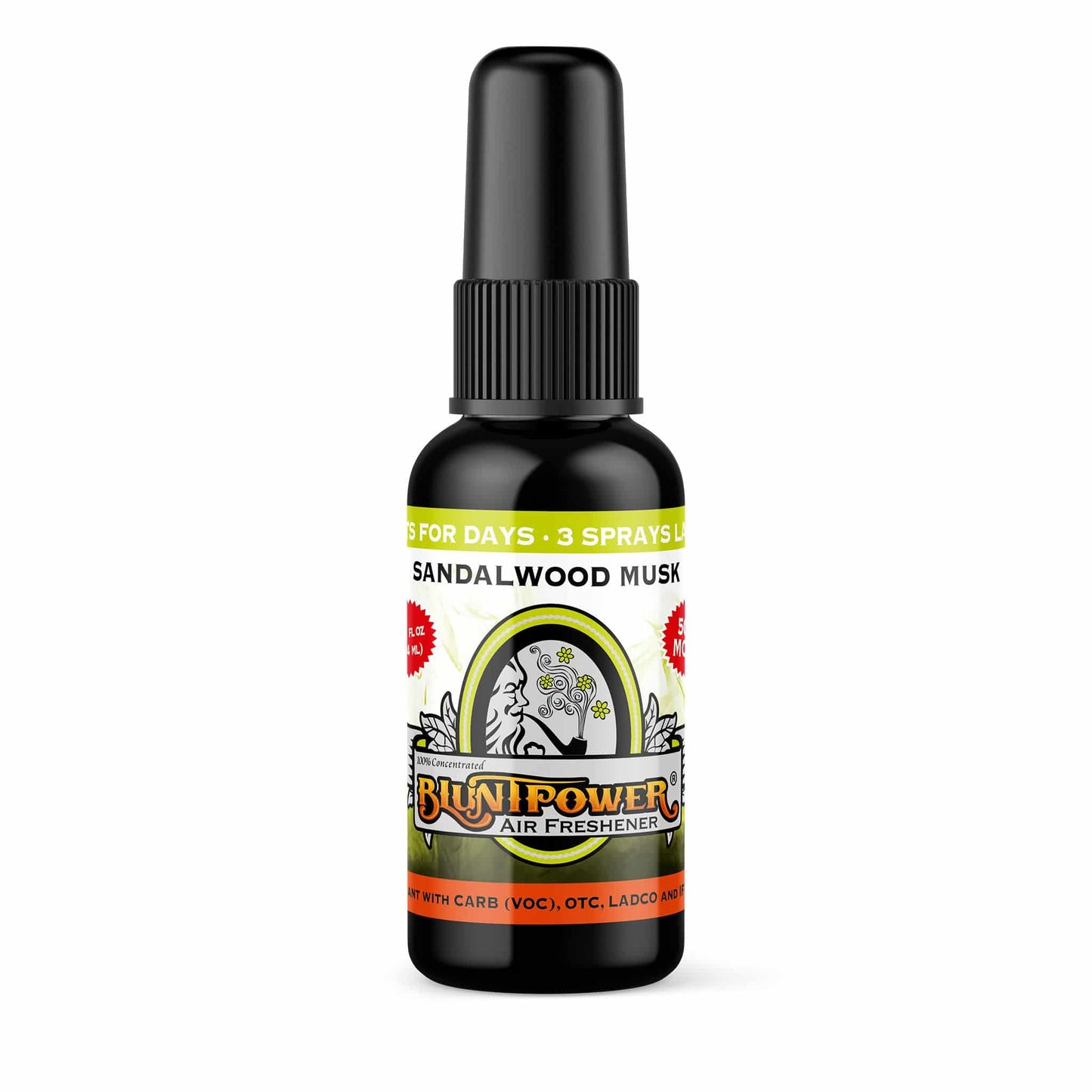 Sandalwood & Musk Air Freshener Spray - BluntPower Air Freshener