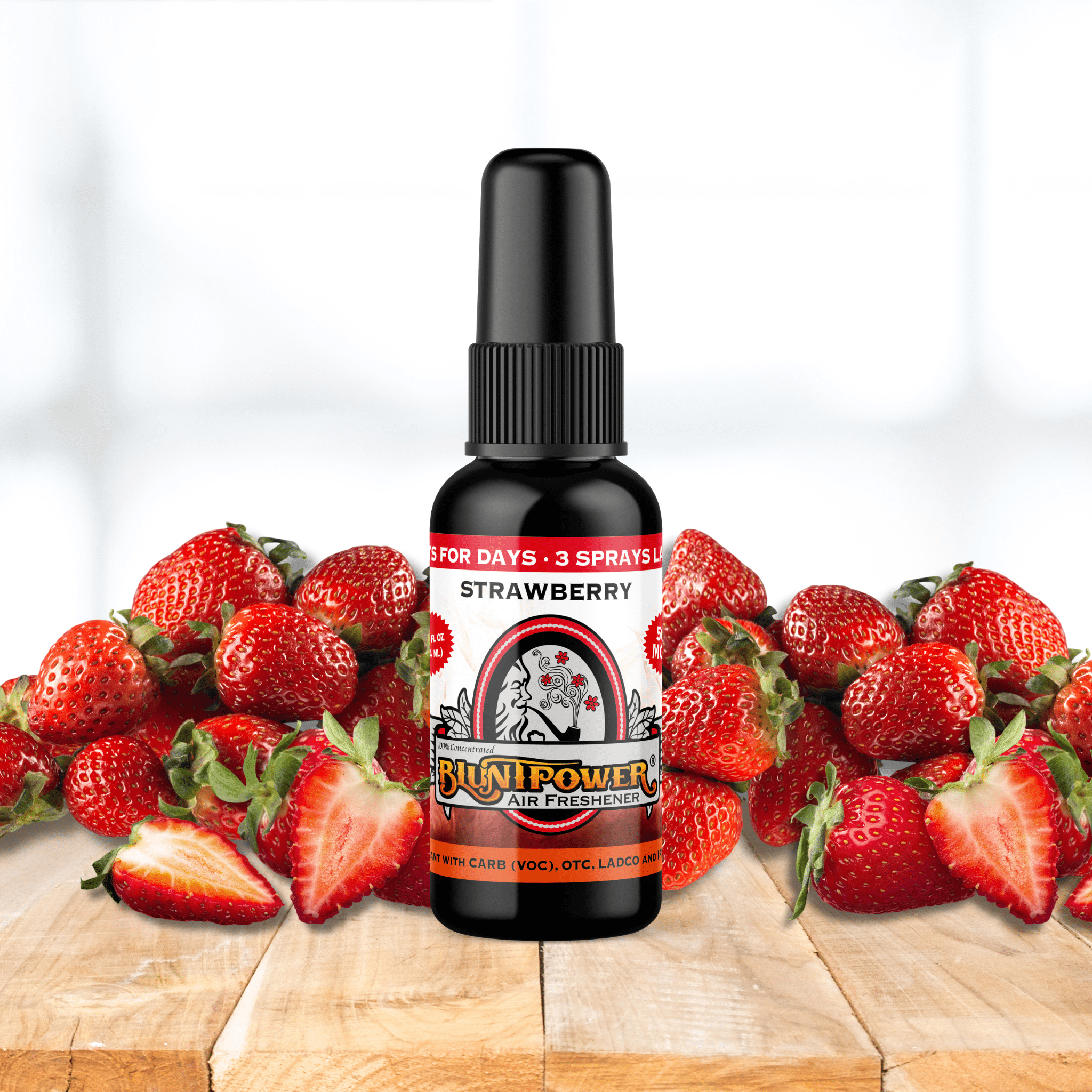 BluntPower Air Freshener - Strawberry Scent 1.5floz BluntPower Air Freshener - Strawberry Scent 1.5floz