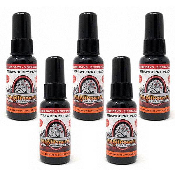 Strawberry Peach Air Freshener Bundle (5 Pack) - BluntPower Air Freshener