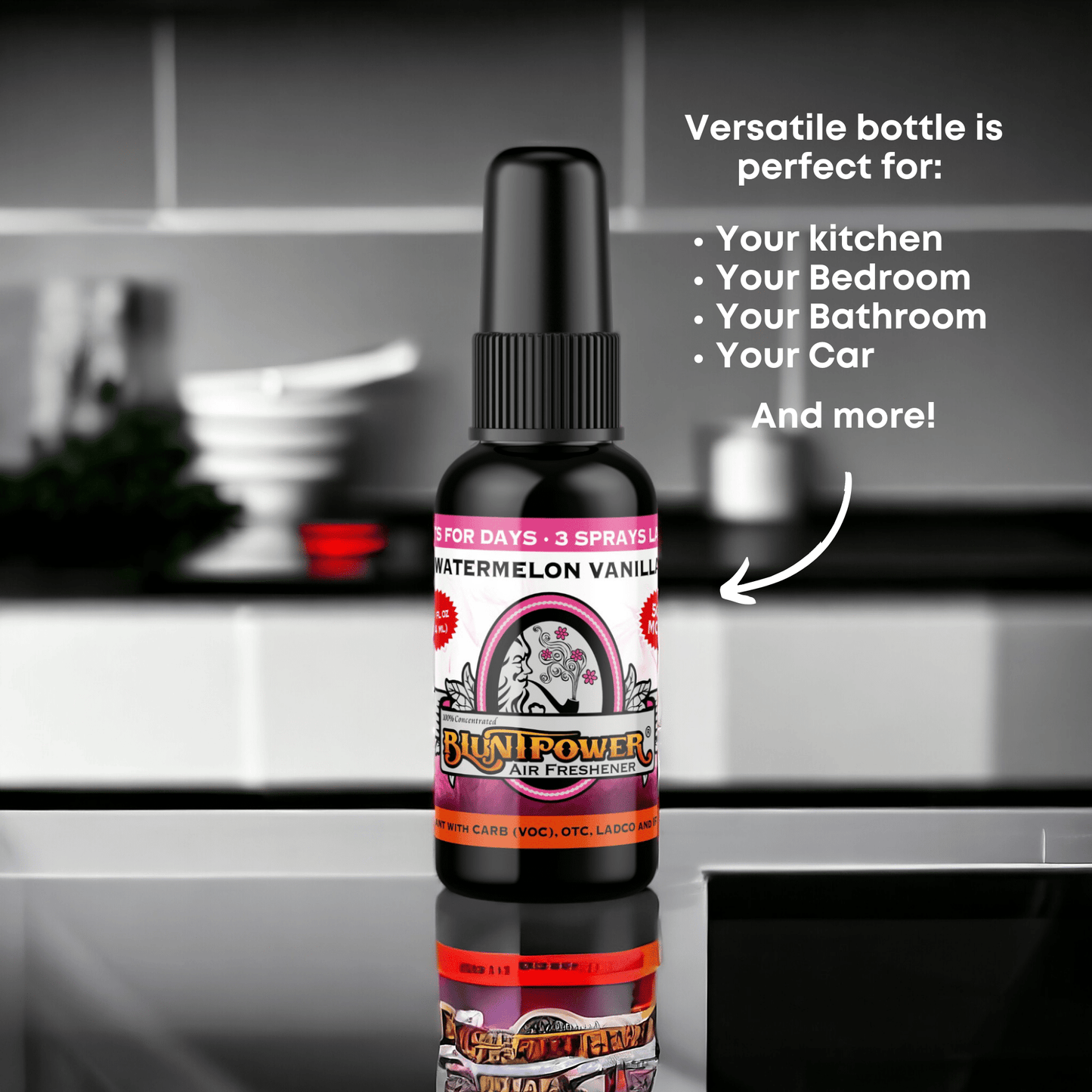 Watermelon Vanilla Air Freshener Spray - BluntPower Air Freshener