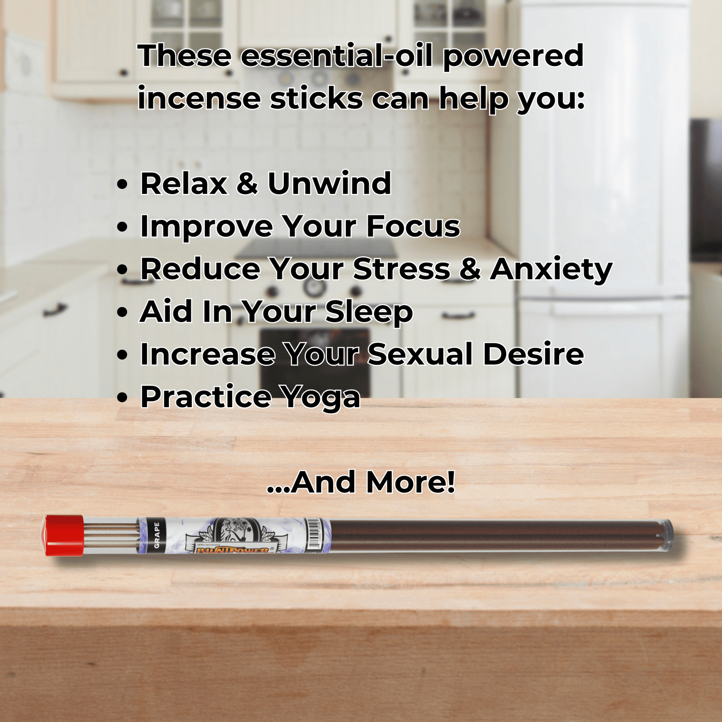 Grape Long Incense Sticks - BluntPower Air Freshener