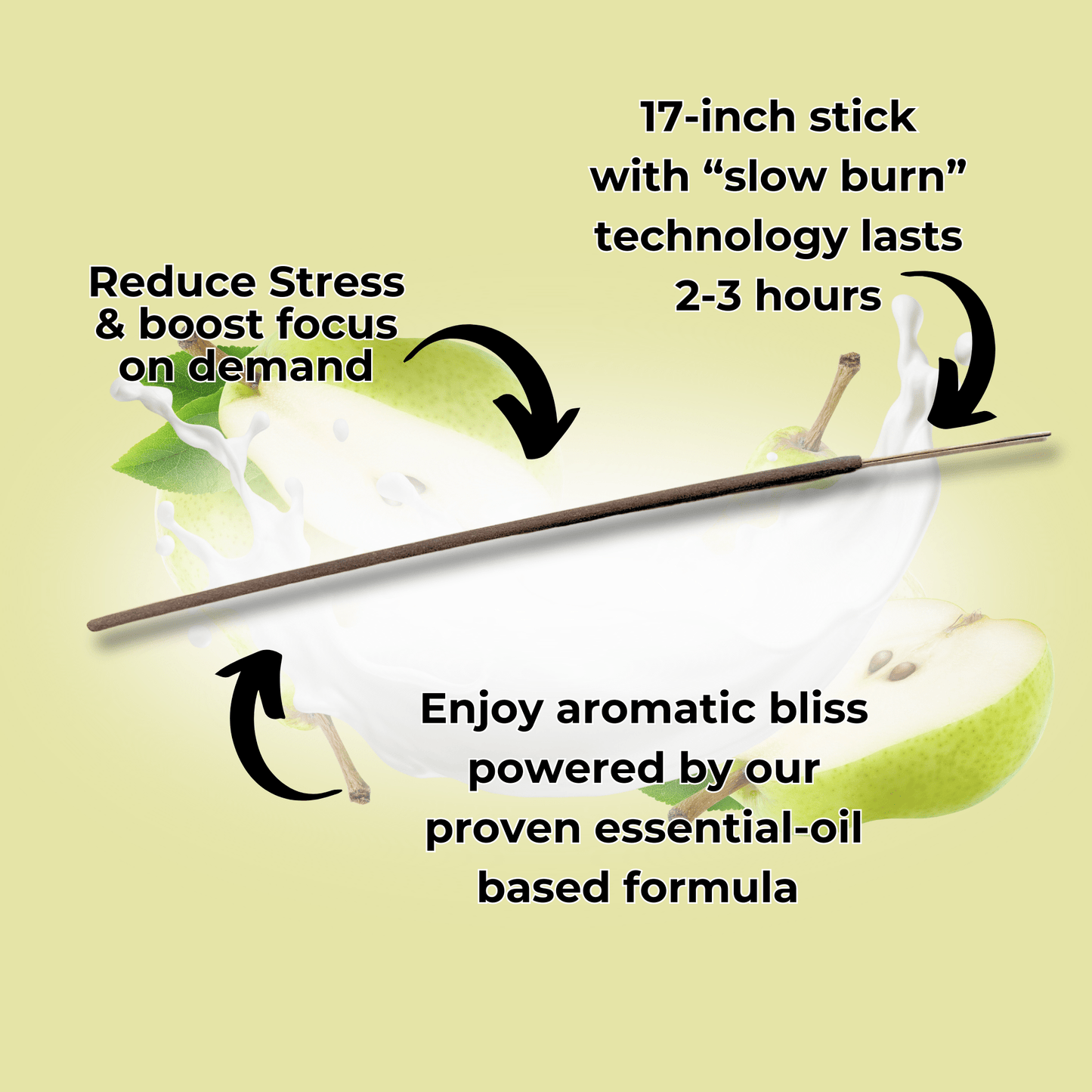 Pear Long Incense Sticks - BluntPower Air Freshener