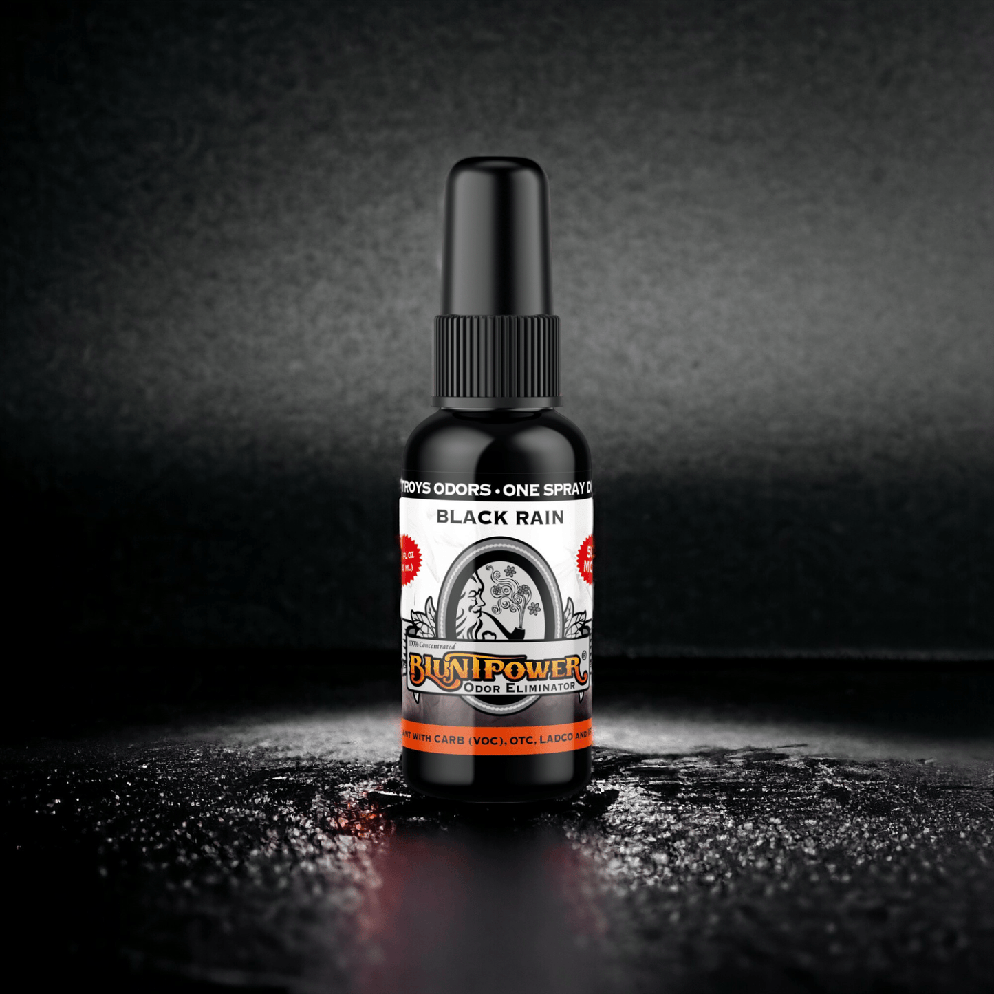 Black Rain Odor Eliminator Spray - BluntPower Air Freshener