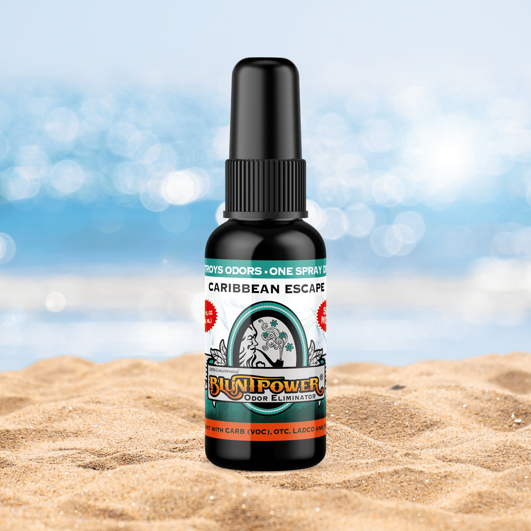 Caribbean Escape Odor Eliminator - BluntPower Air Freshener