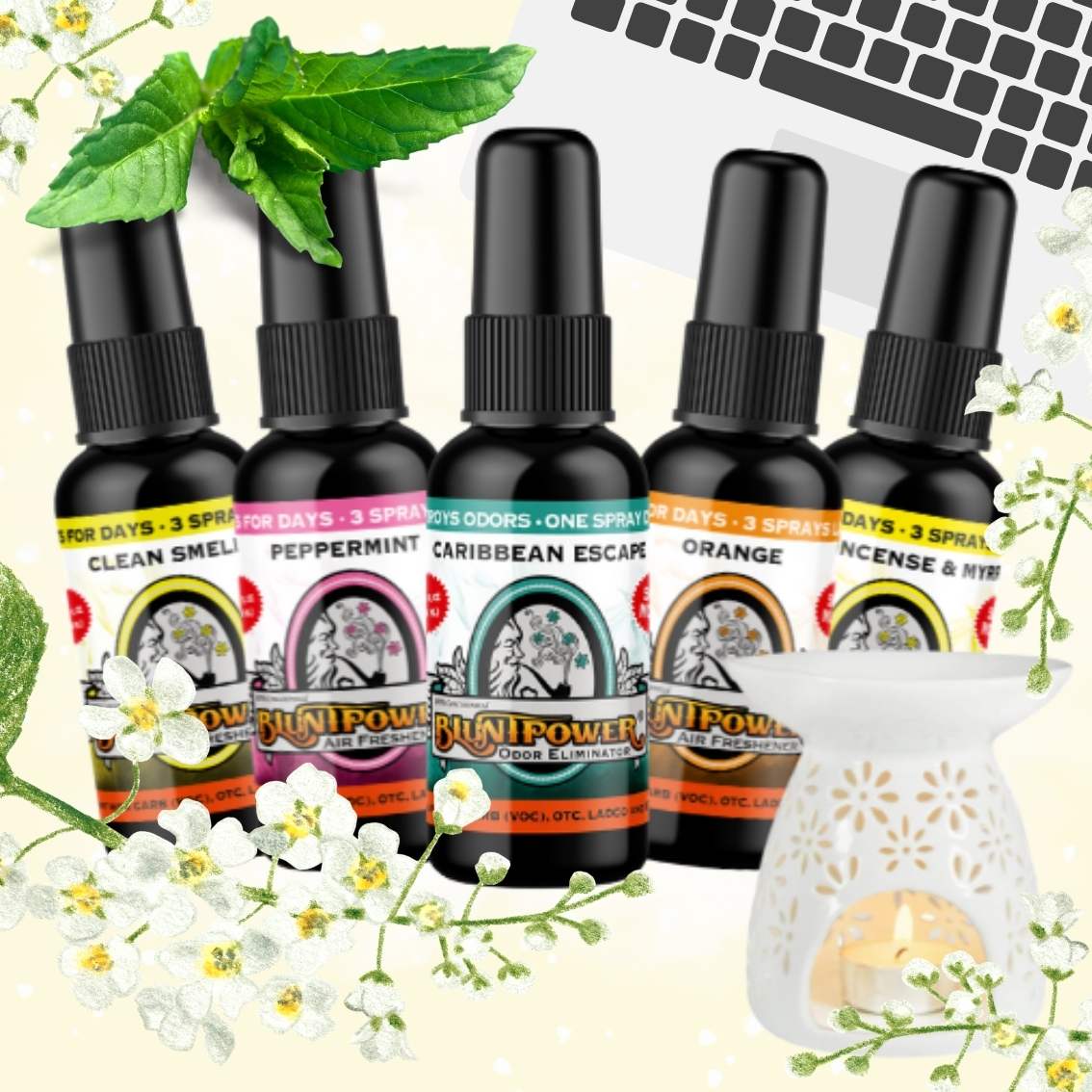 "Work From Home" Fragrance Set - BluntPower Air Freshener