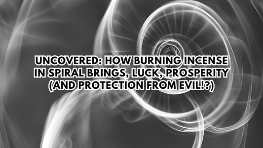 Incense Burning In A Spiral