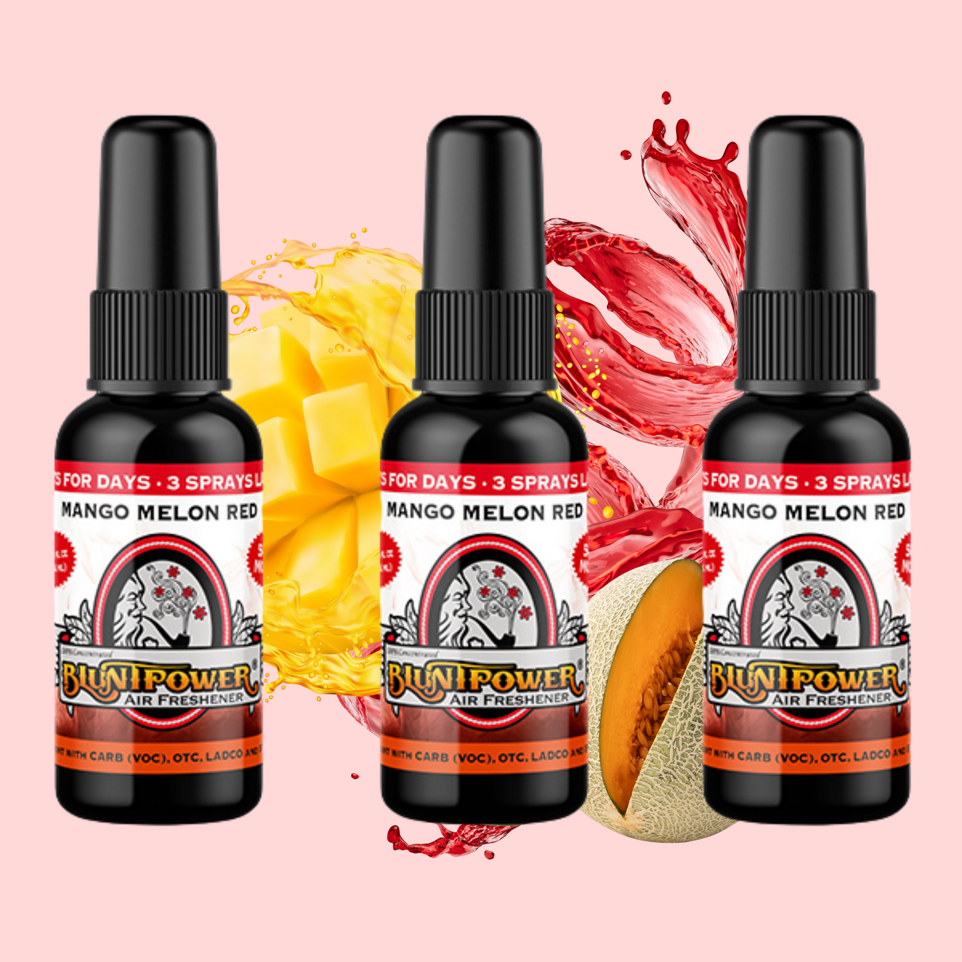 Mango Melon Red Air Freshener Spray