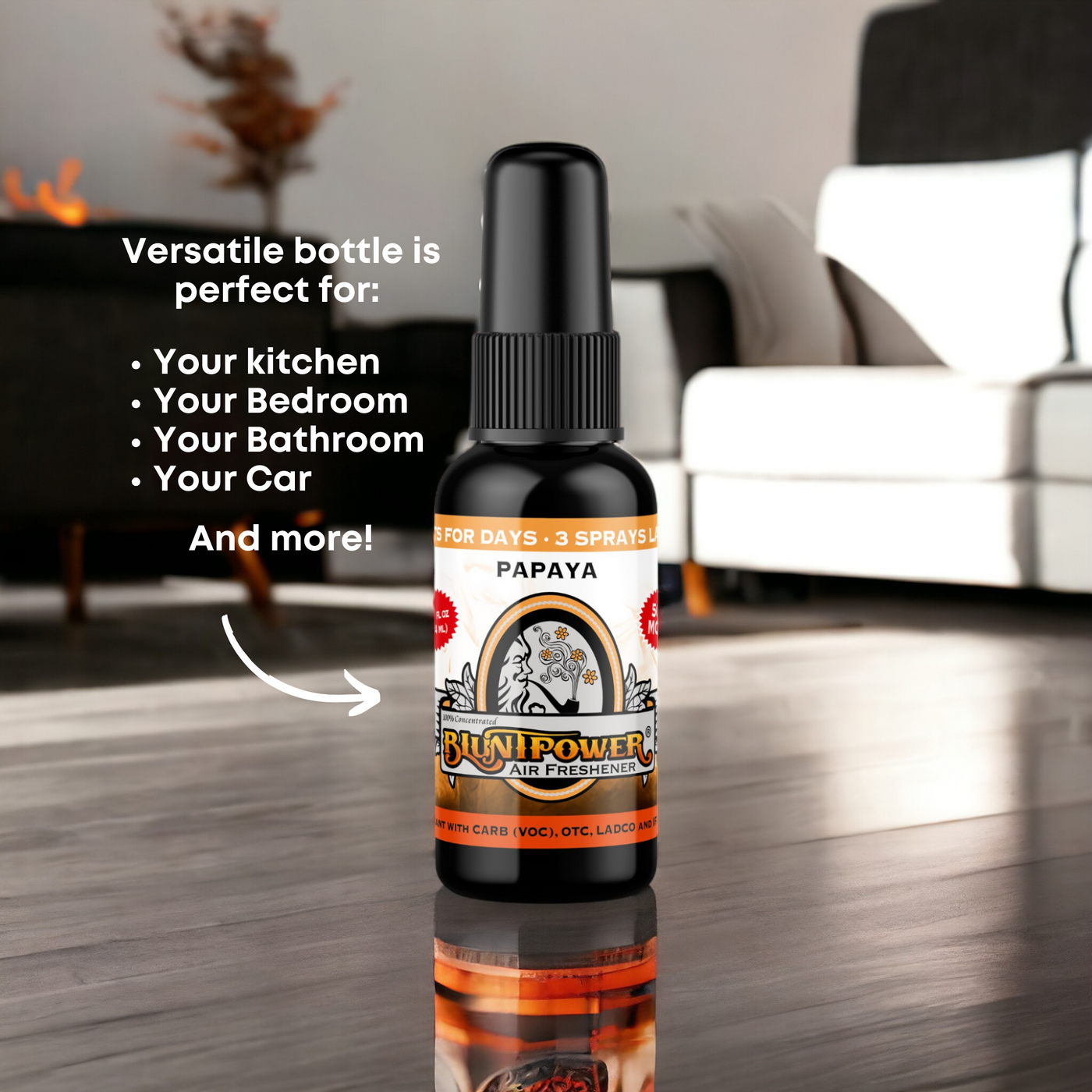 Papaya Air Freshener Spray - BluntPower Air Freshener