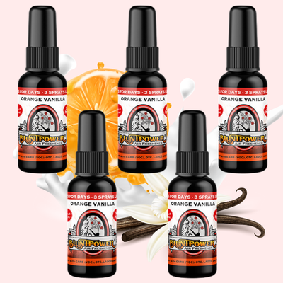 Orange Vanilla Air Freshener Bundle (5 Pack) - BluntPower Air Freshener