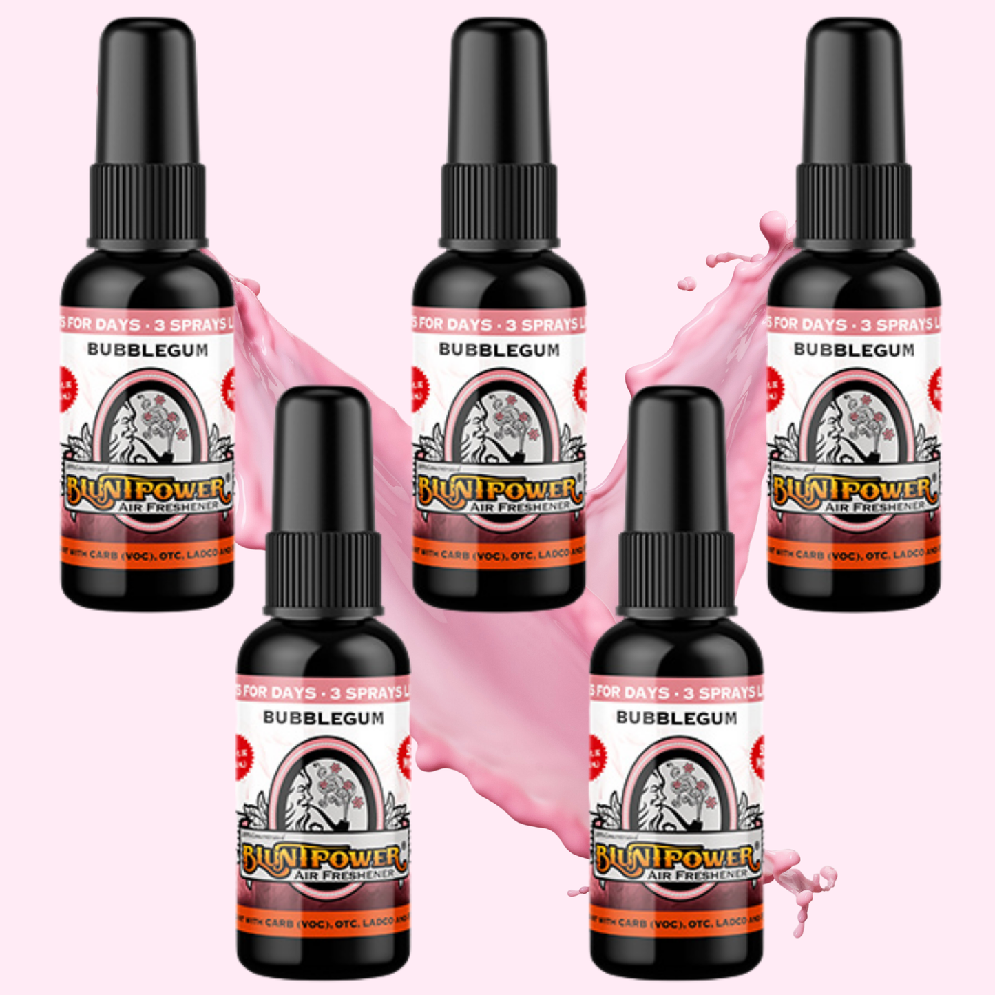 Bubblegum Air Freshener Spray - BluntPower Air Freshener