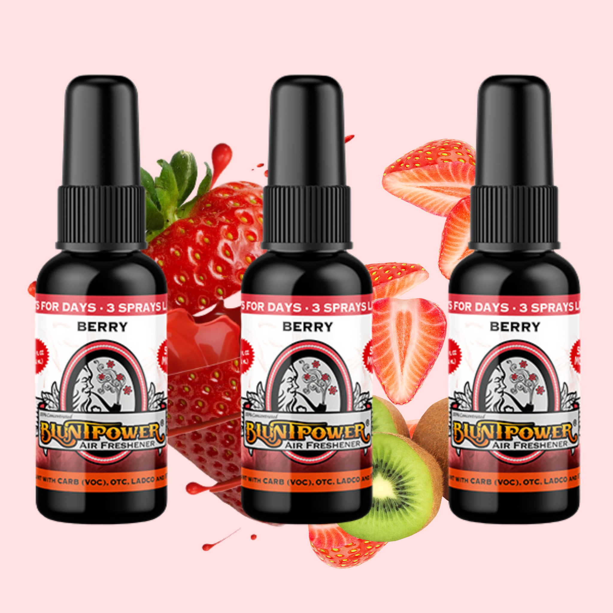 Berry Air Freshener Spray - BluntPower Air Freshener