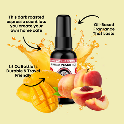 Mango Peach Red Air Freshener Spray