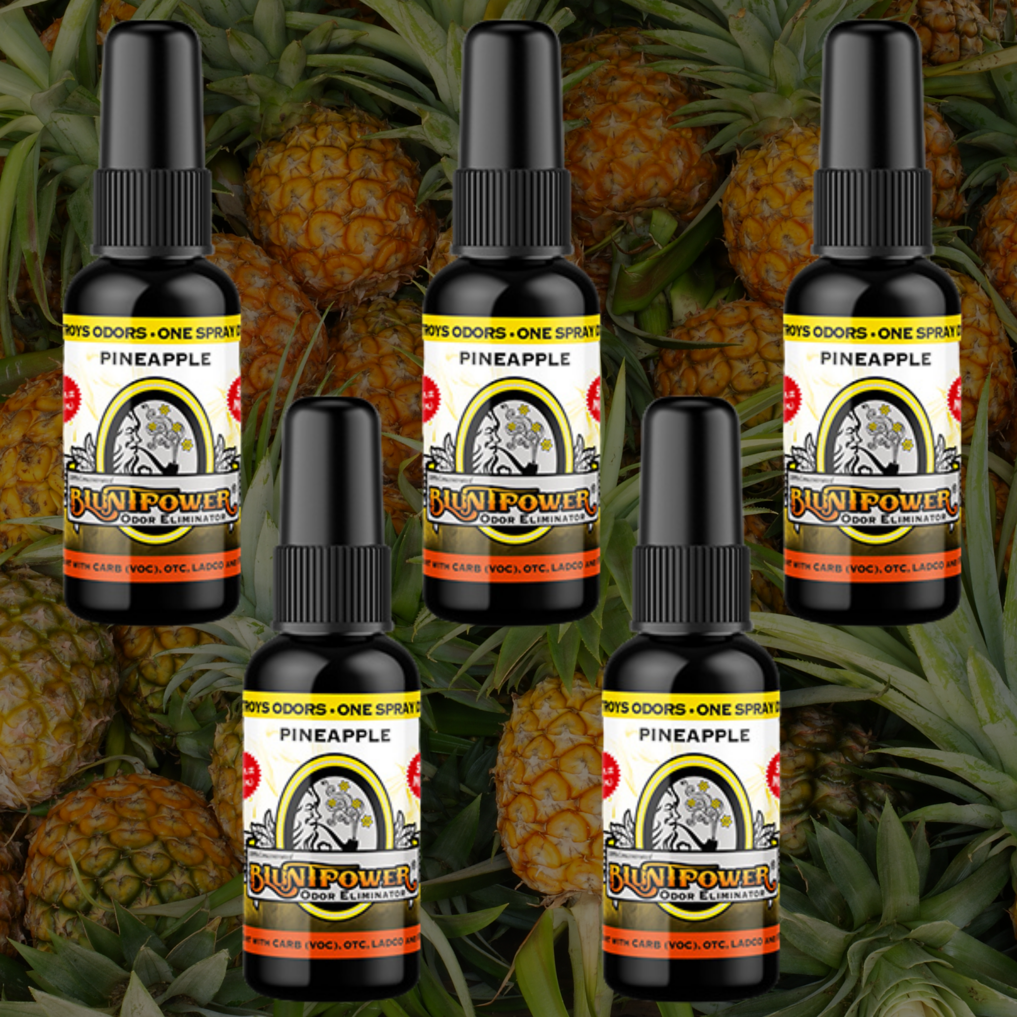 Pineapple Odor Eliminator Spray - BluntPower Air Freshener