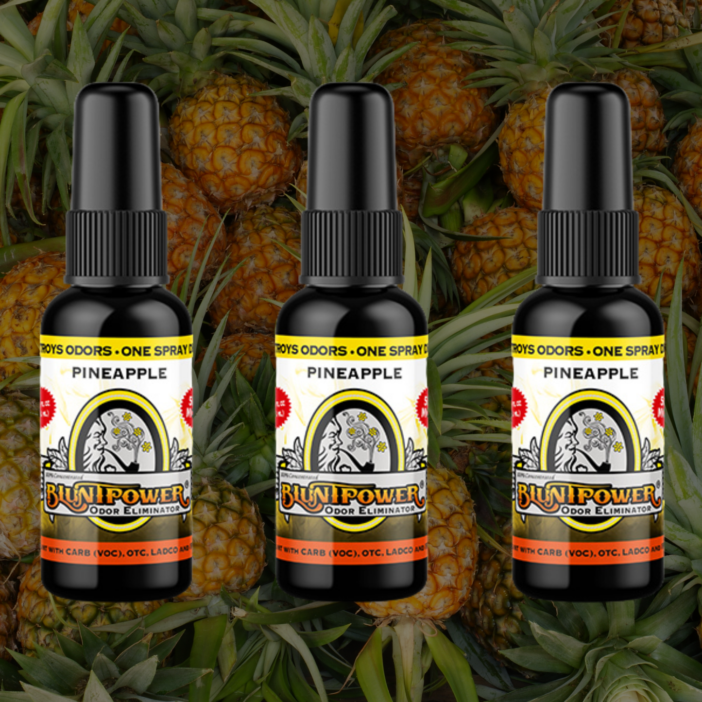 Pineapple Odor Eliminator Spray - BluntPower Air Freshener