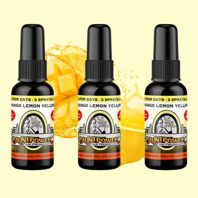 Mango Lemon Yellow Air Freshener Bundle (3 Pack) - BluntPower Air Freshener